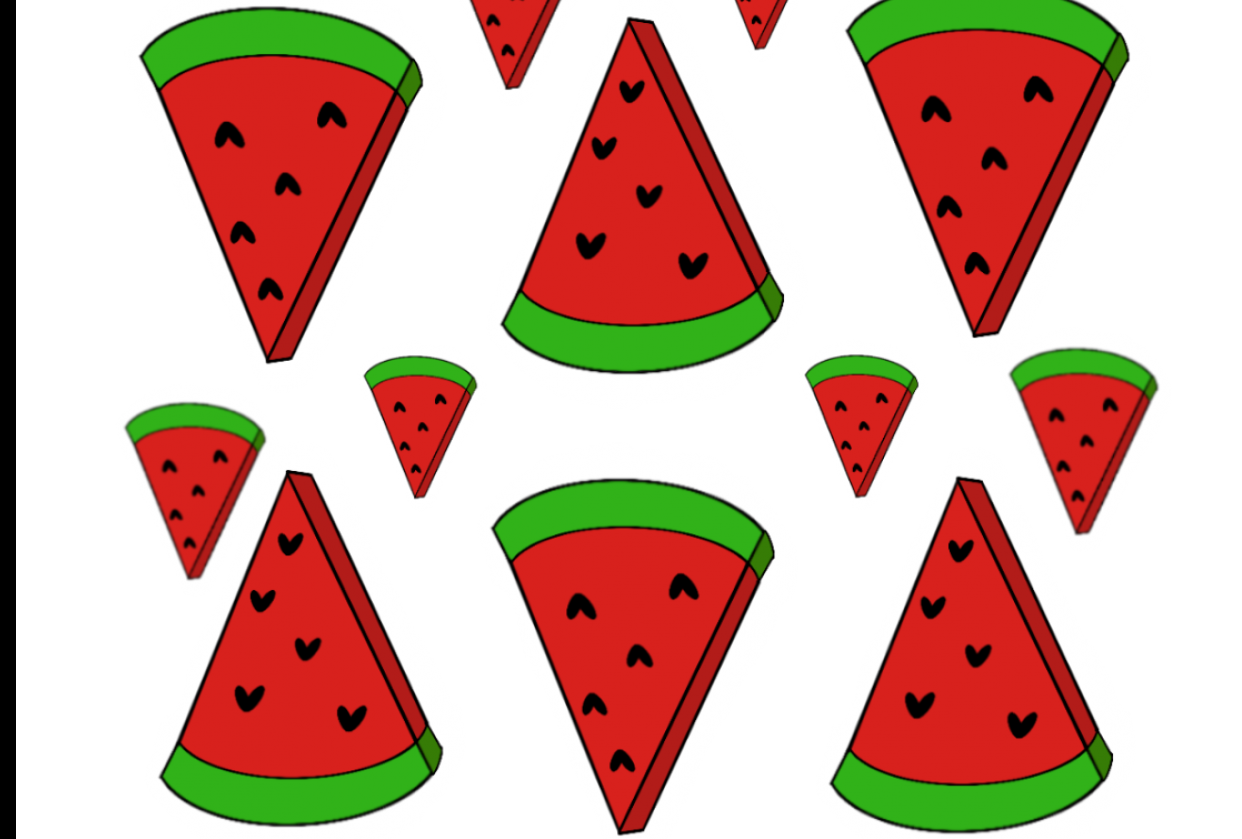 Watermelon Stickers! - student project
