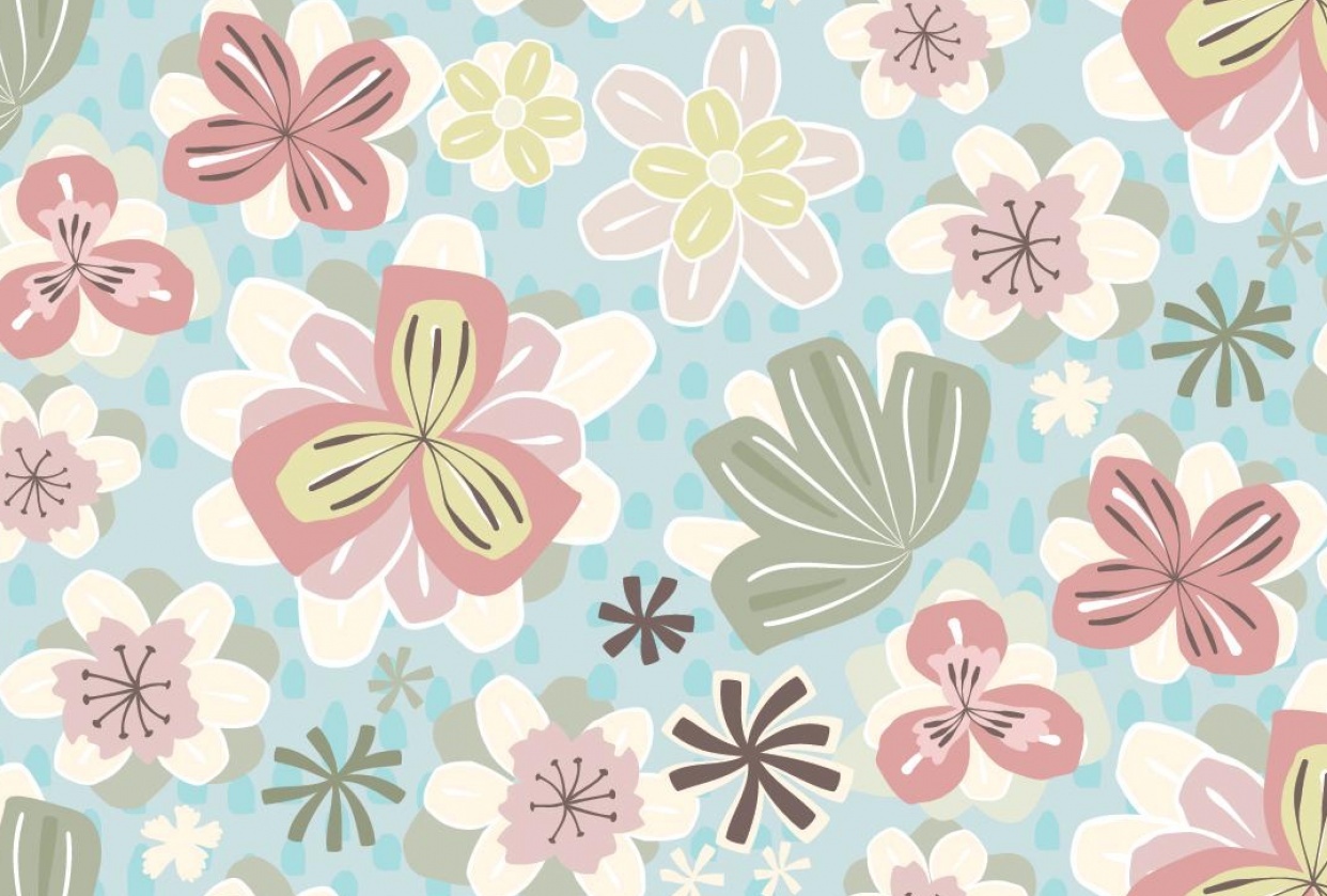 Layered Brush Strokes Pattern - student project