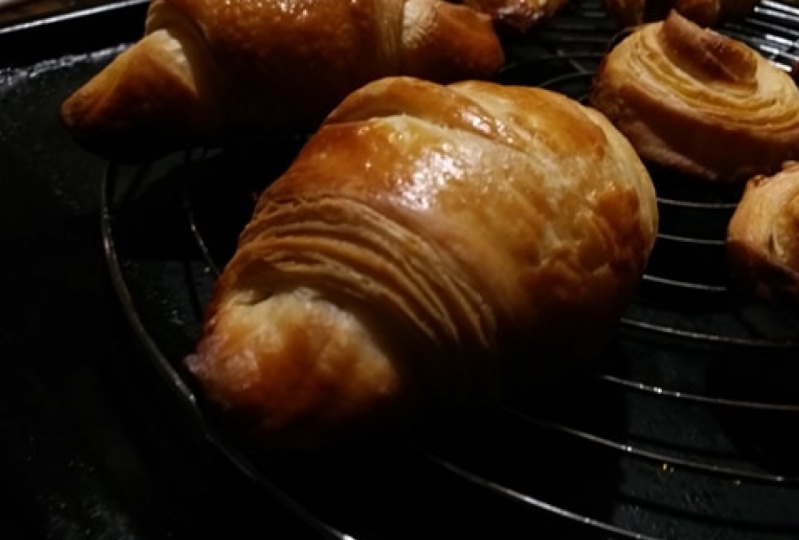 Sourdough croissants