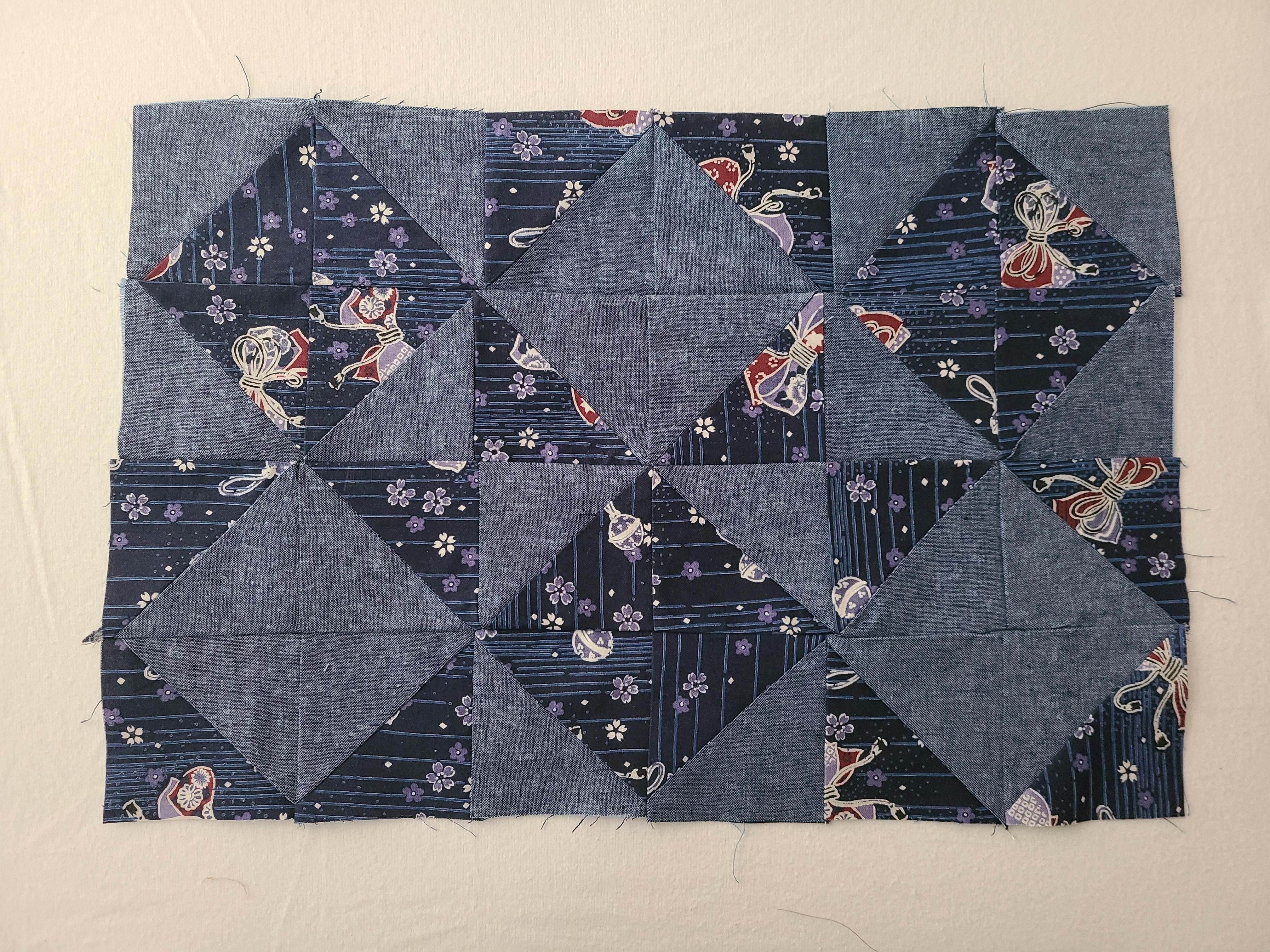 My first mini quilt - student project