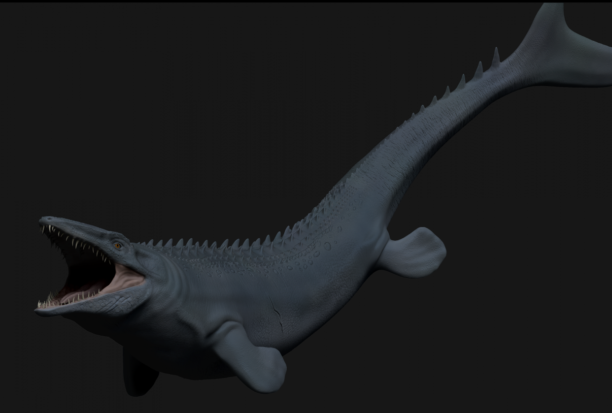 Mosasaurus - student project