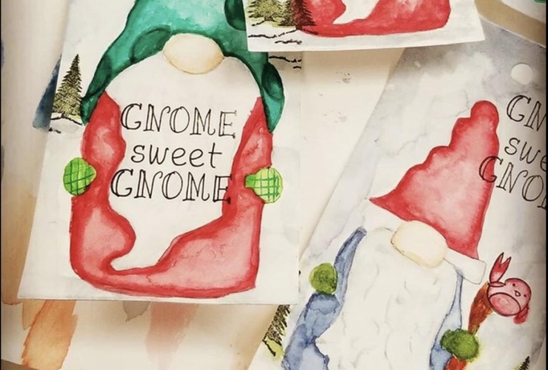 Fun painting gnomes