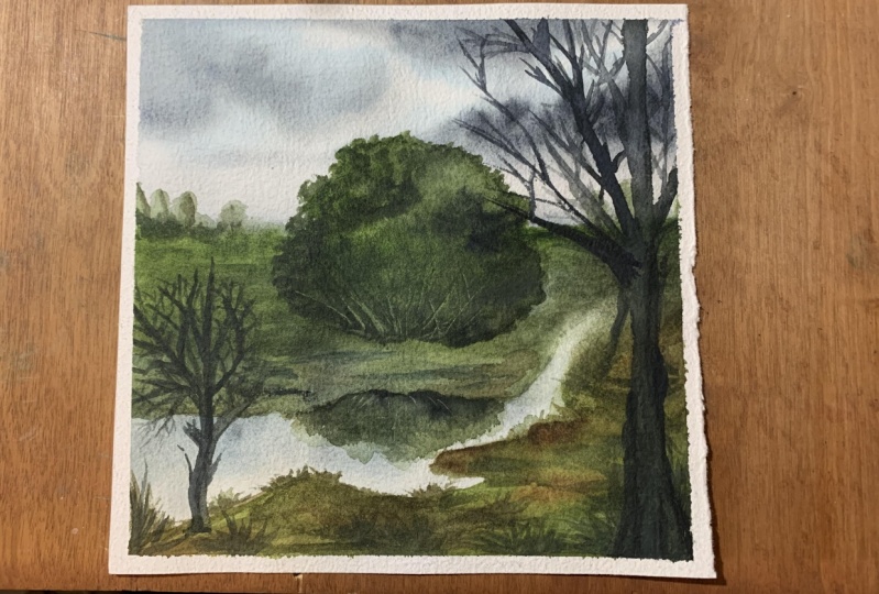 Grasslands and River