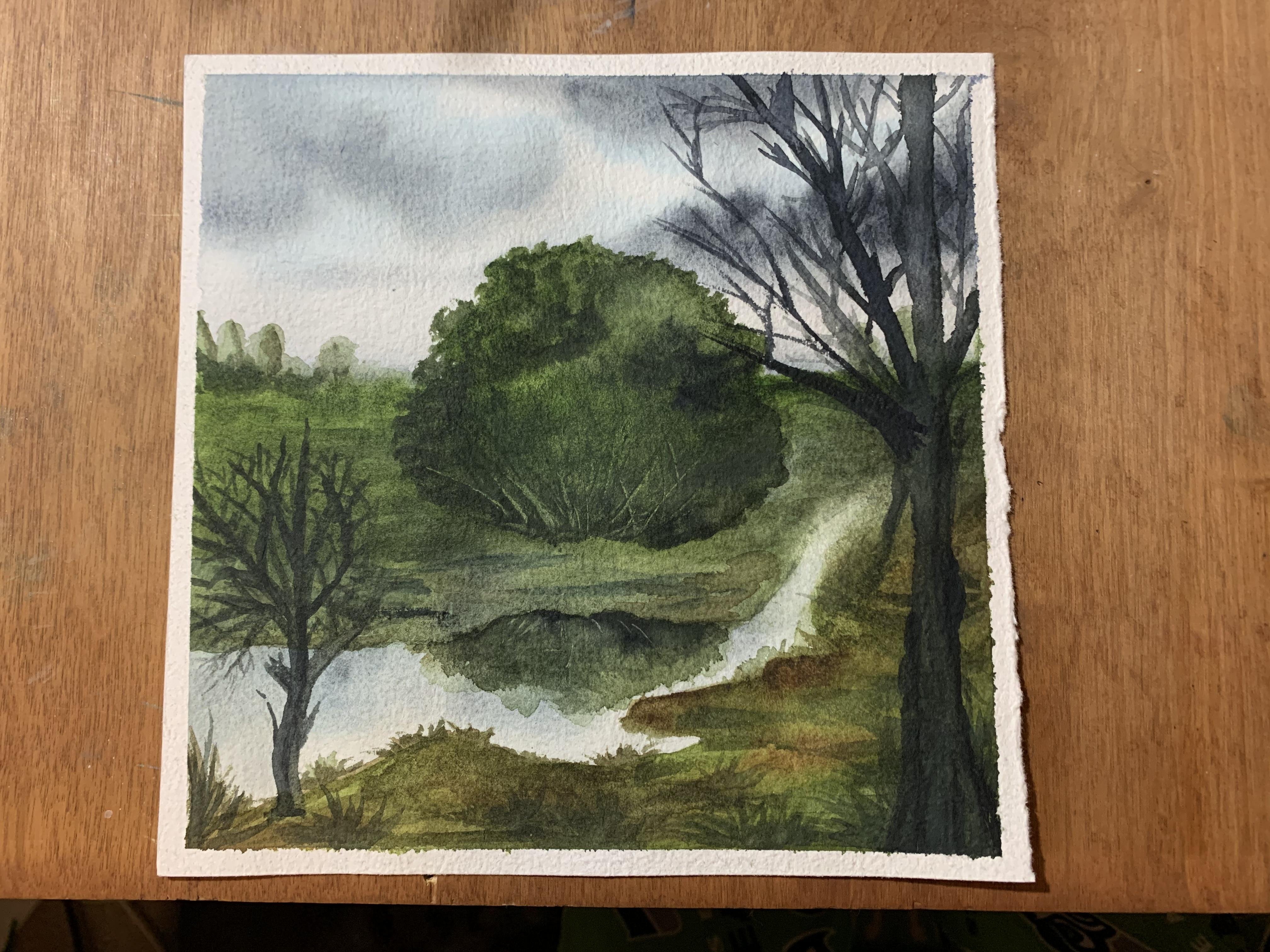 Grasslands and River - student project