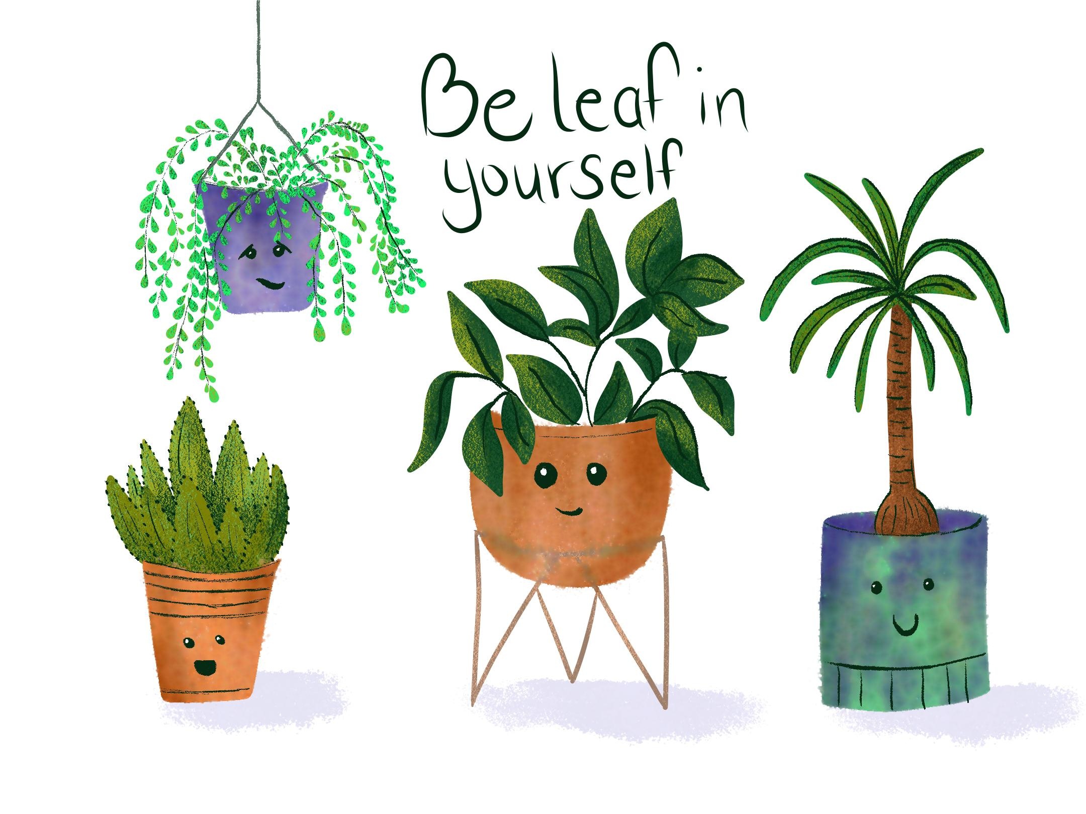 Houseplant friends - student project
