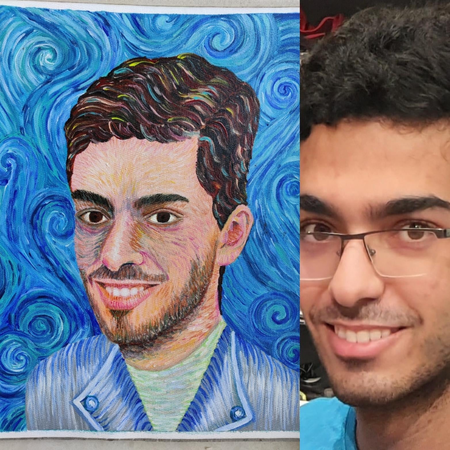 Portrait of my son - student project