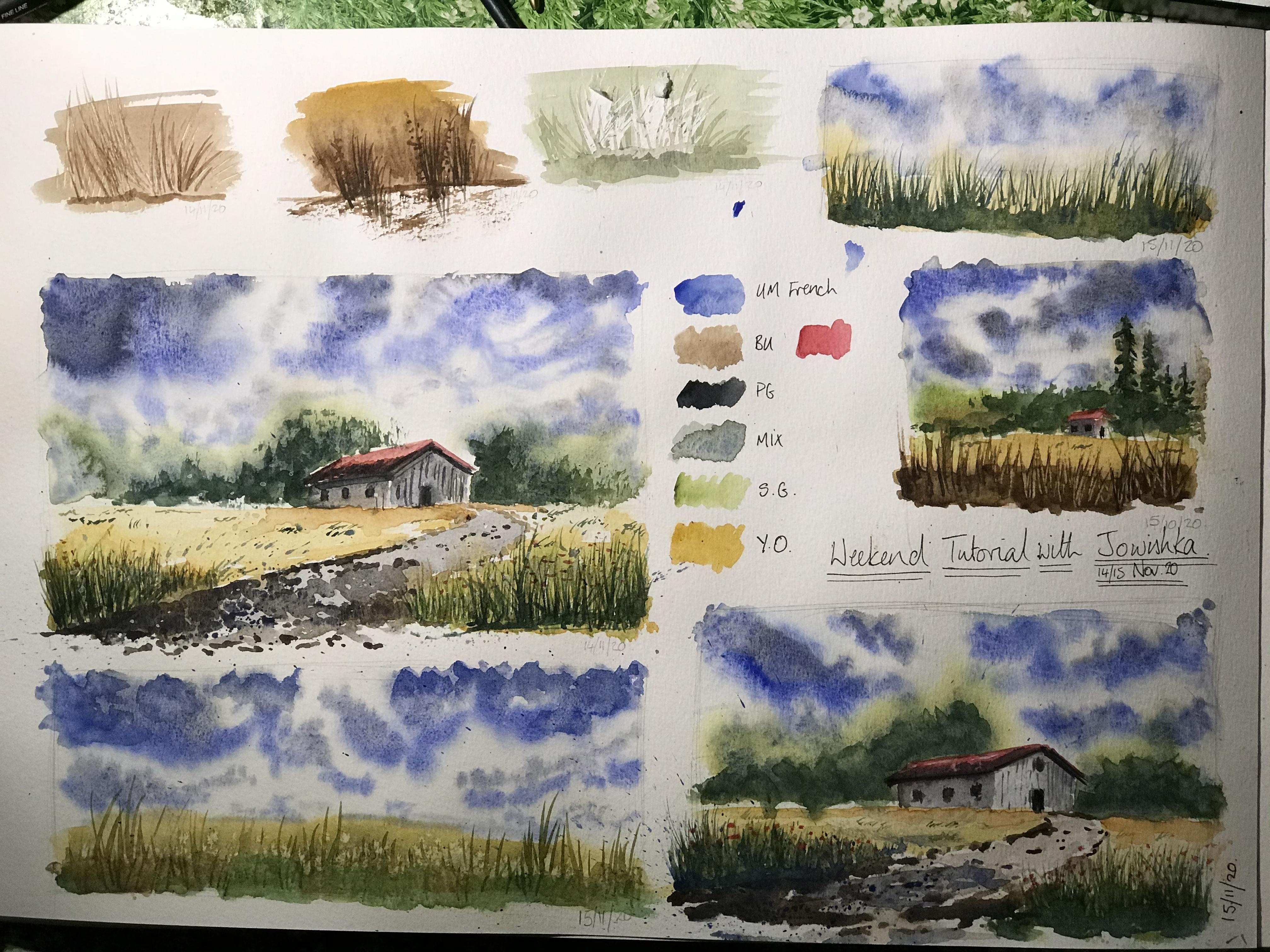 Jowishka Sketchbook Tutorial