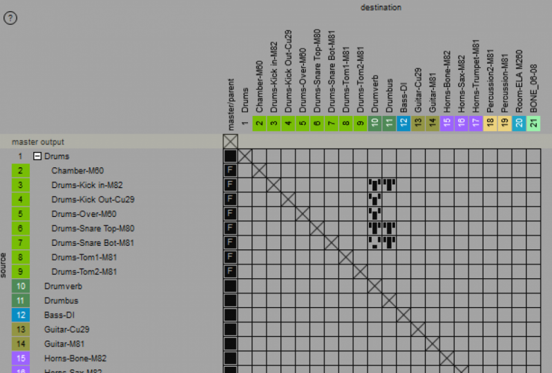 Free Multitrack With Busses and FXs