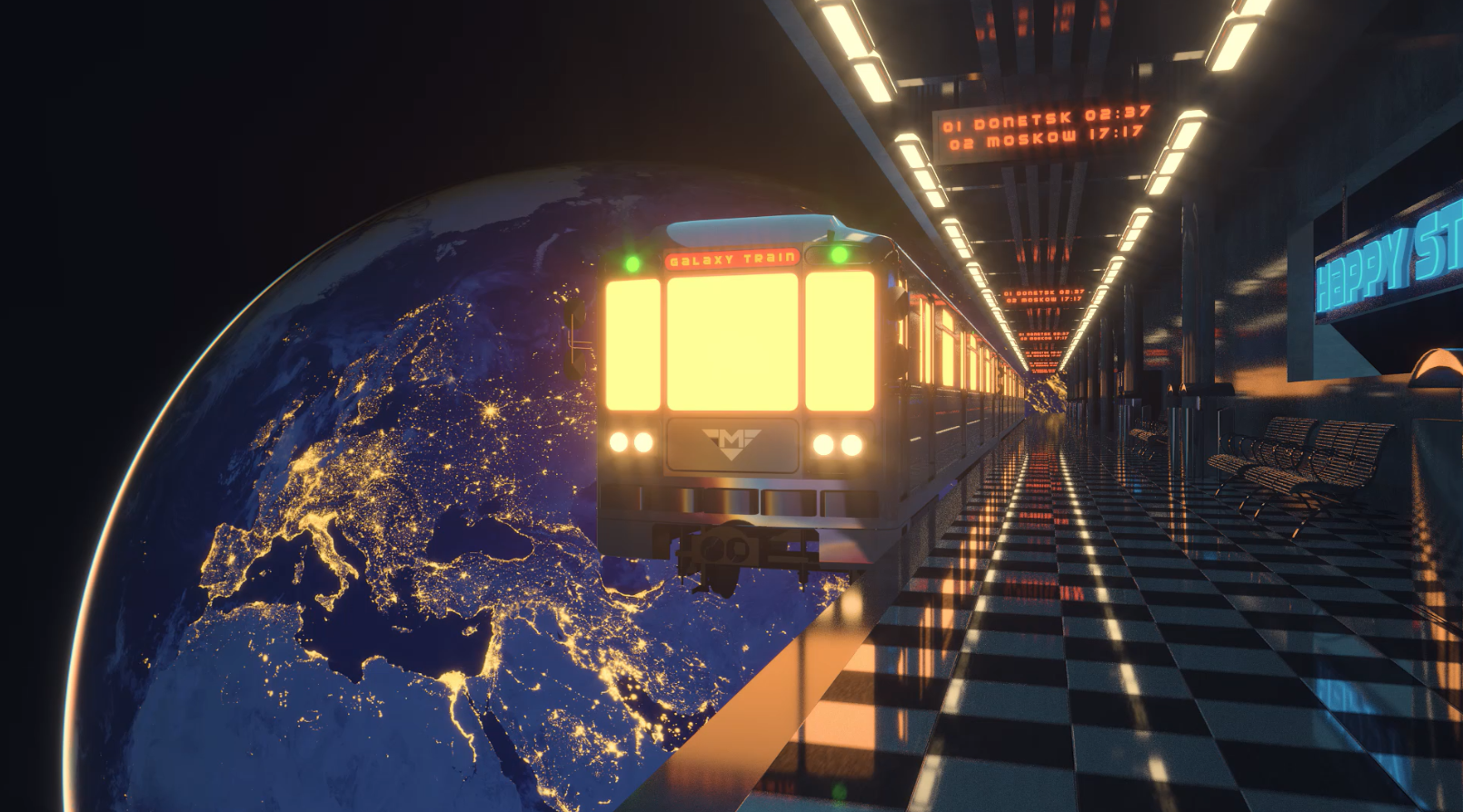 Cosmic_station - student project