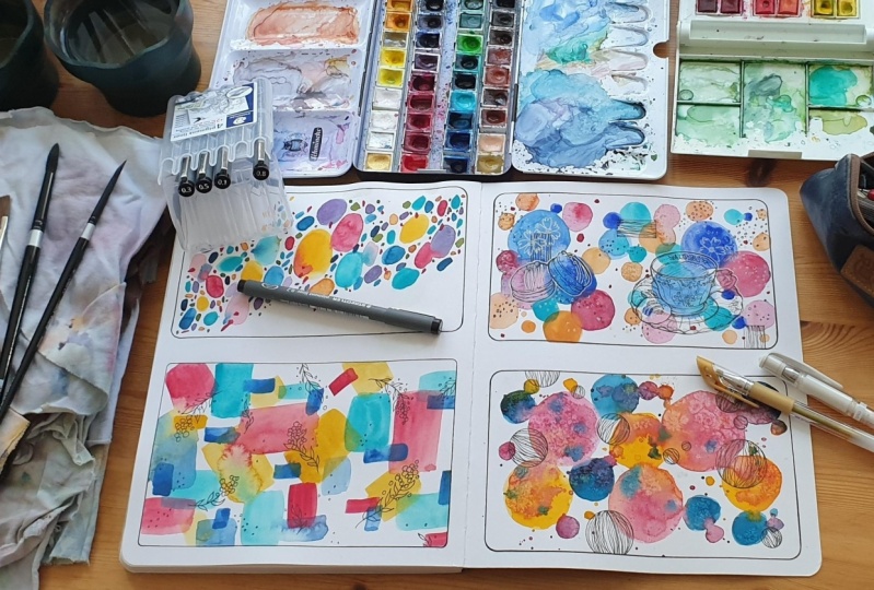 Playing with colours and forms
