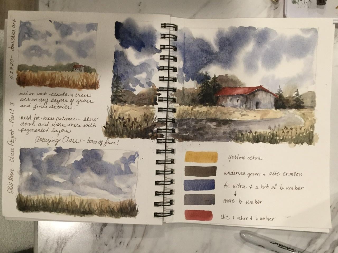 Jowishka landscape - student project