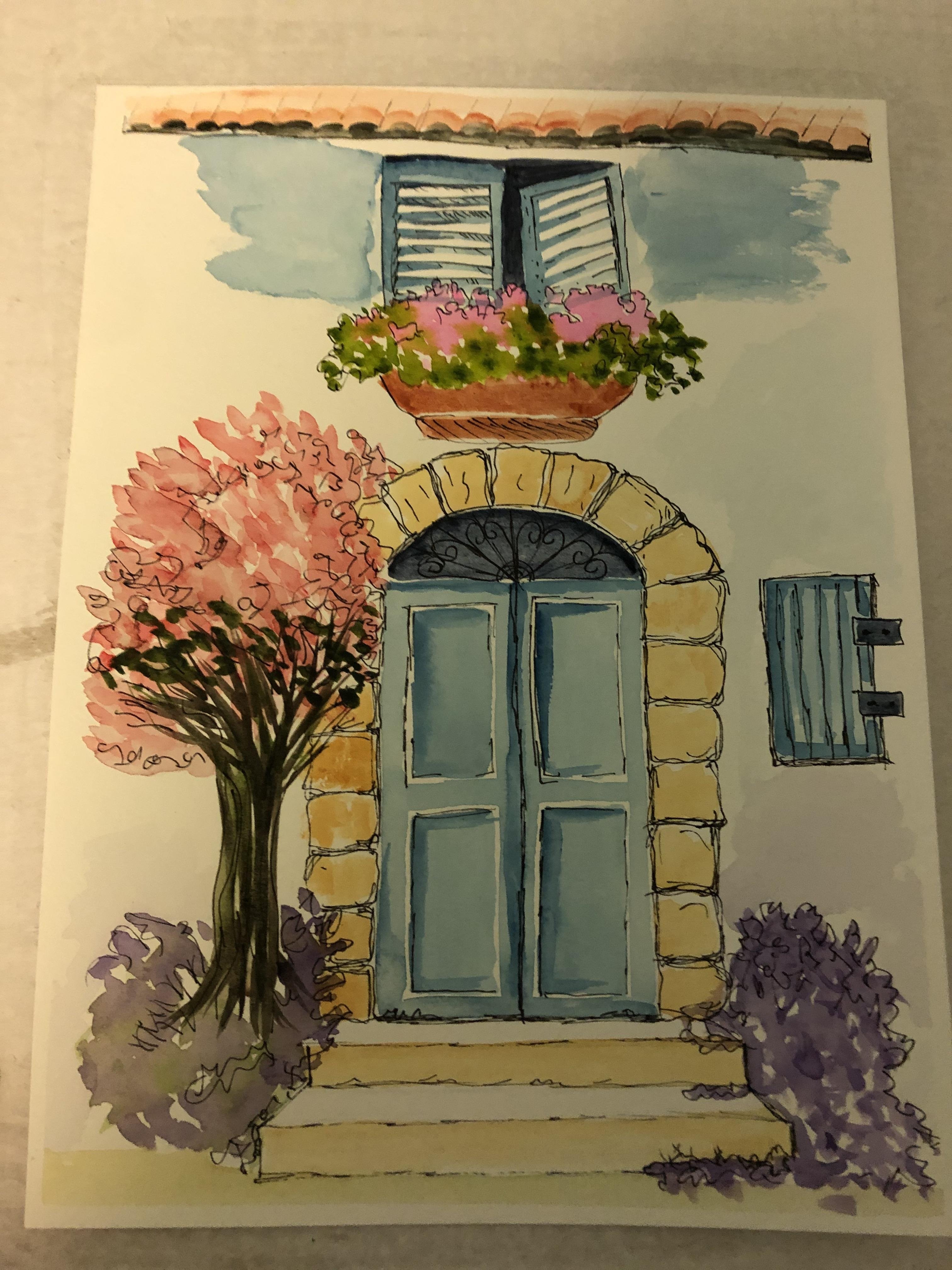 Urban Sketching Project - student project