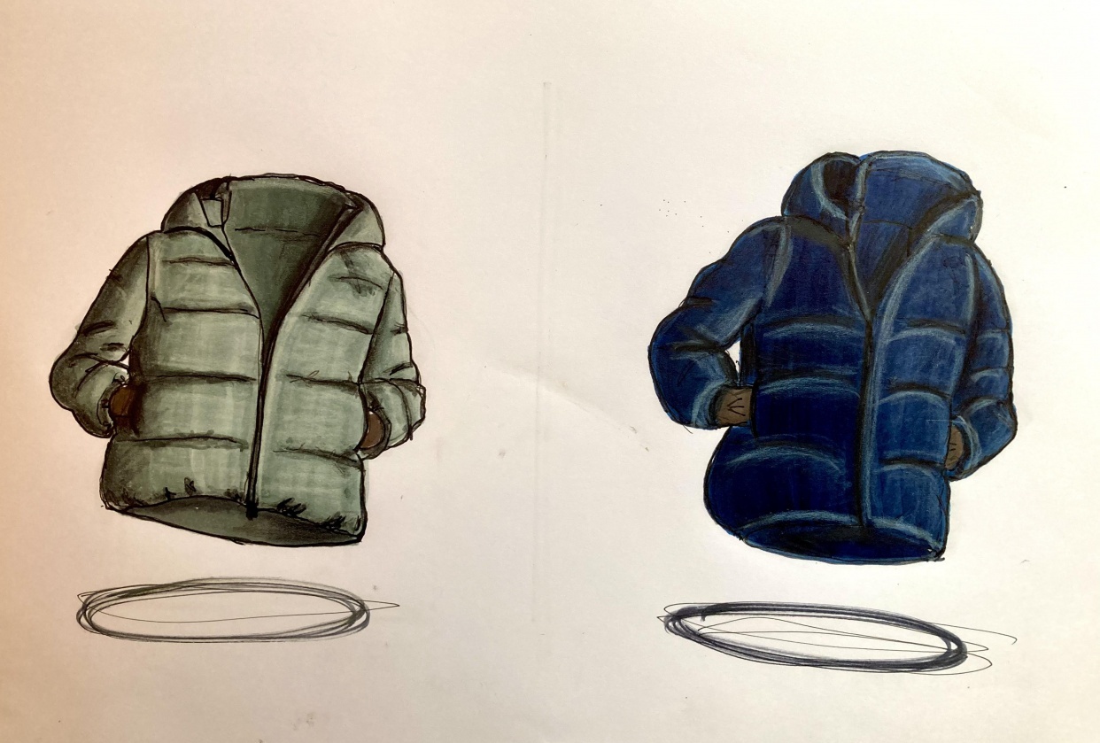 Uniqlo jackets - student project