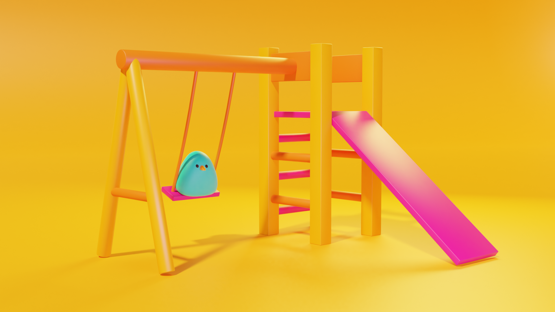Bird on a Swing - student project