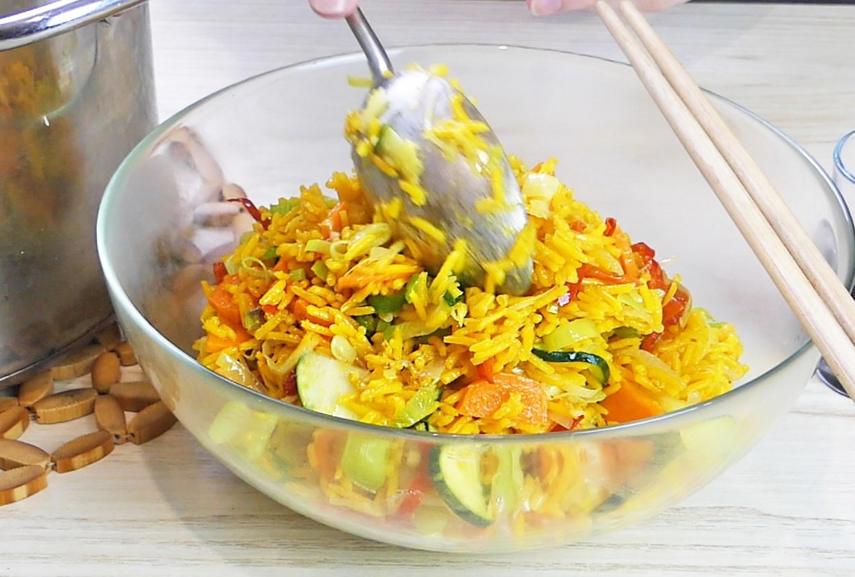 Oriental Stir Fry Rice - student project