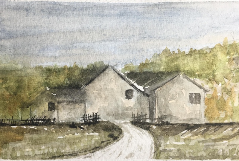 Autumn loose painting