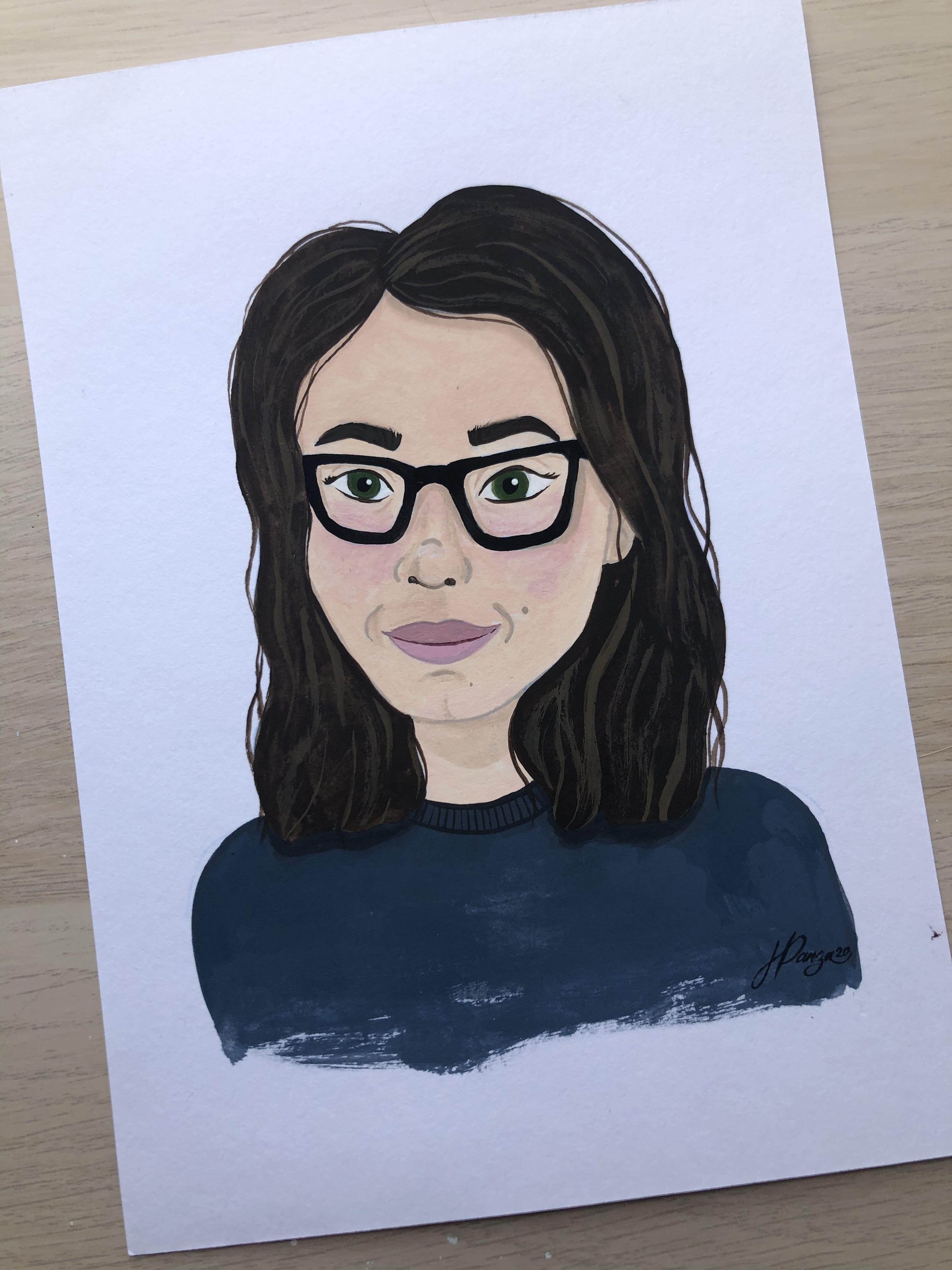 Gouache Portrait