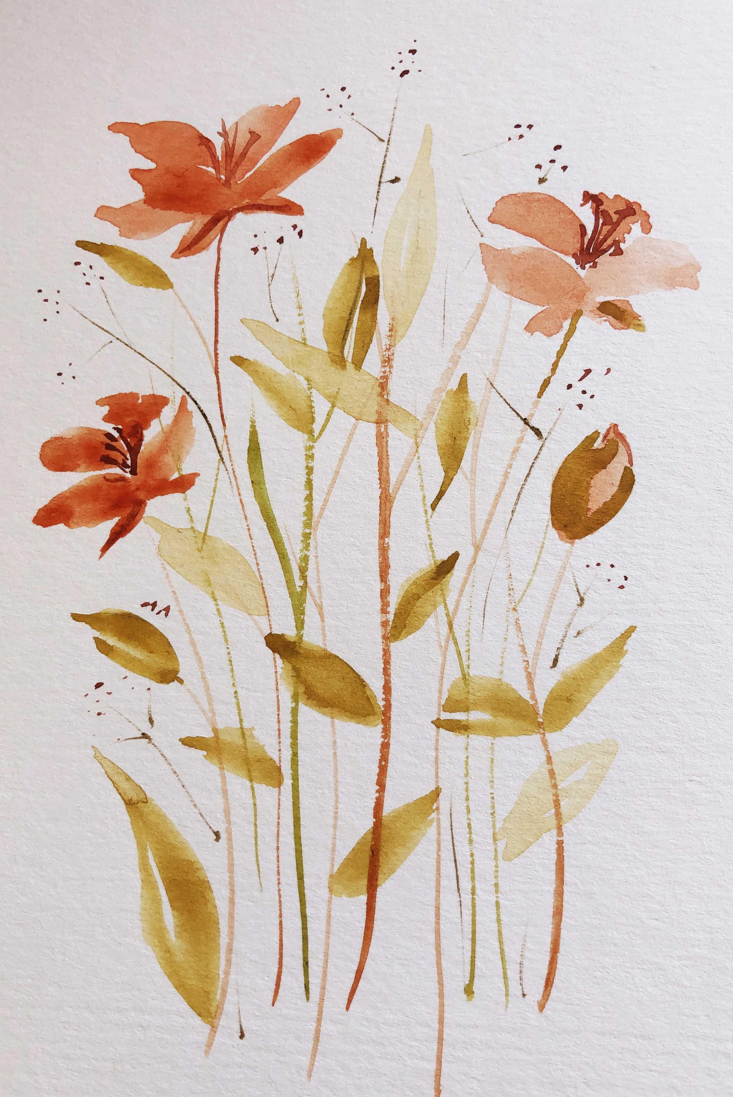Loose florals - student project