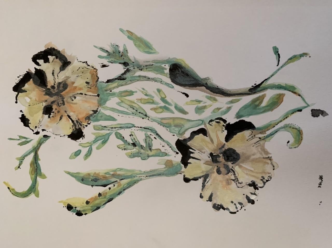 Yellow Poppies - student project