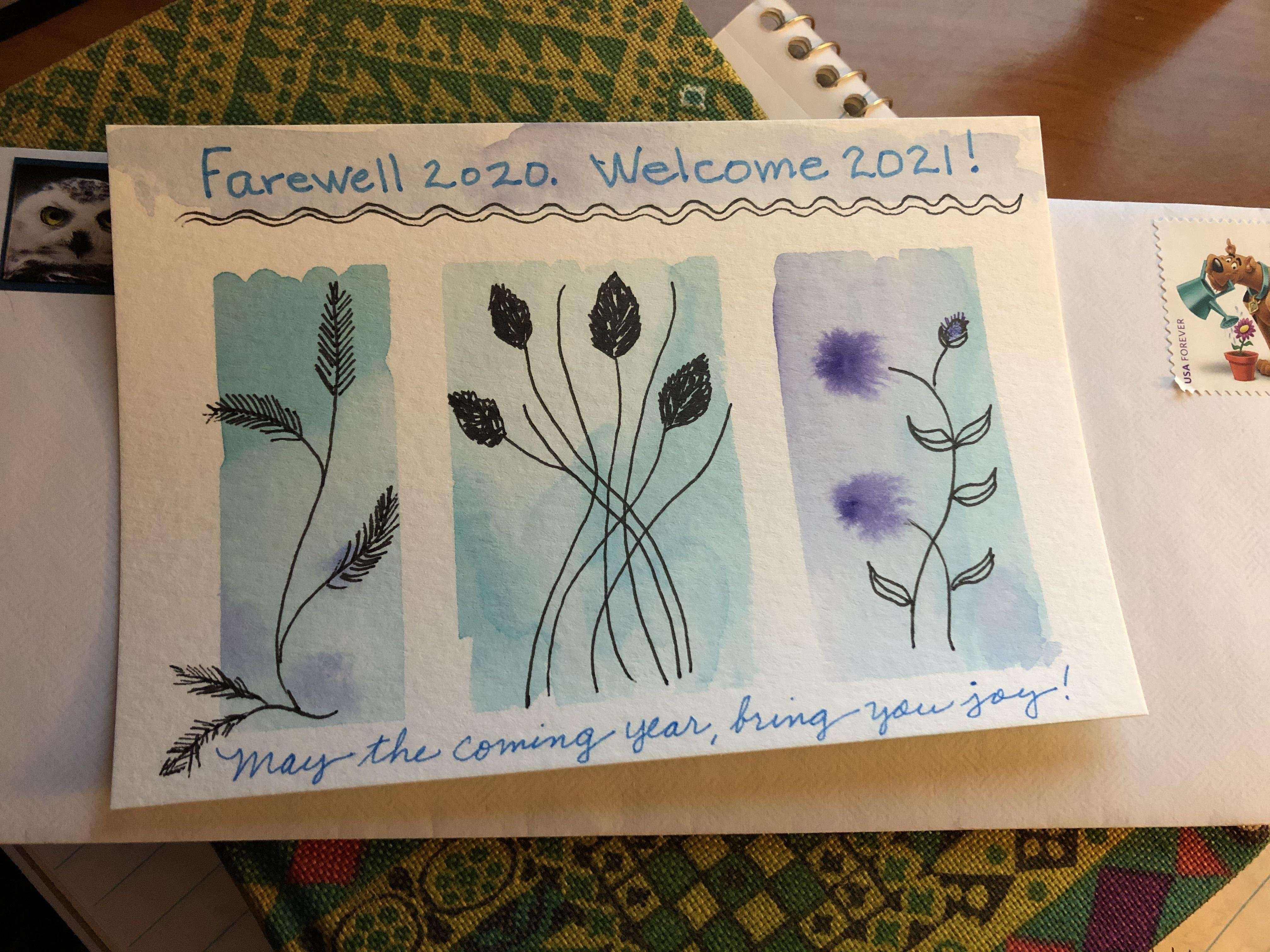 post card - student project