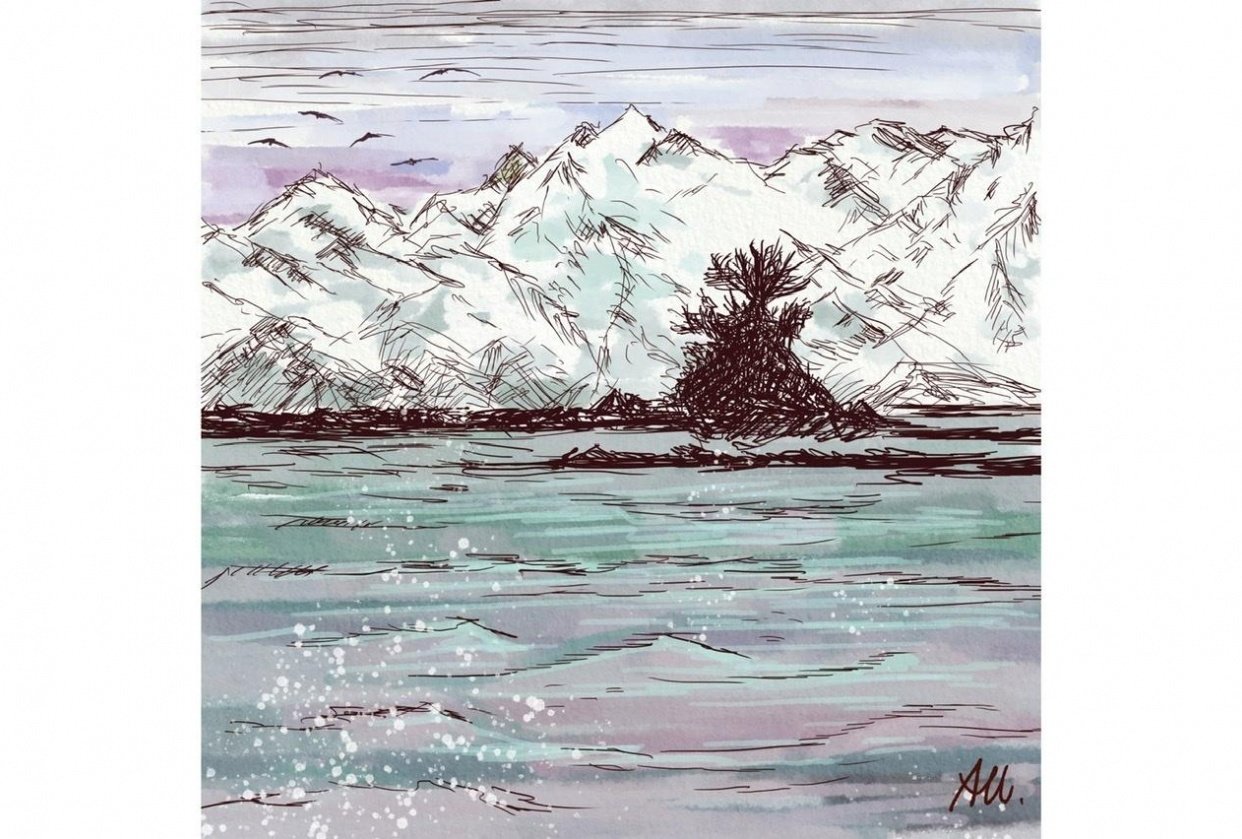 Landscape and Flowers - student project