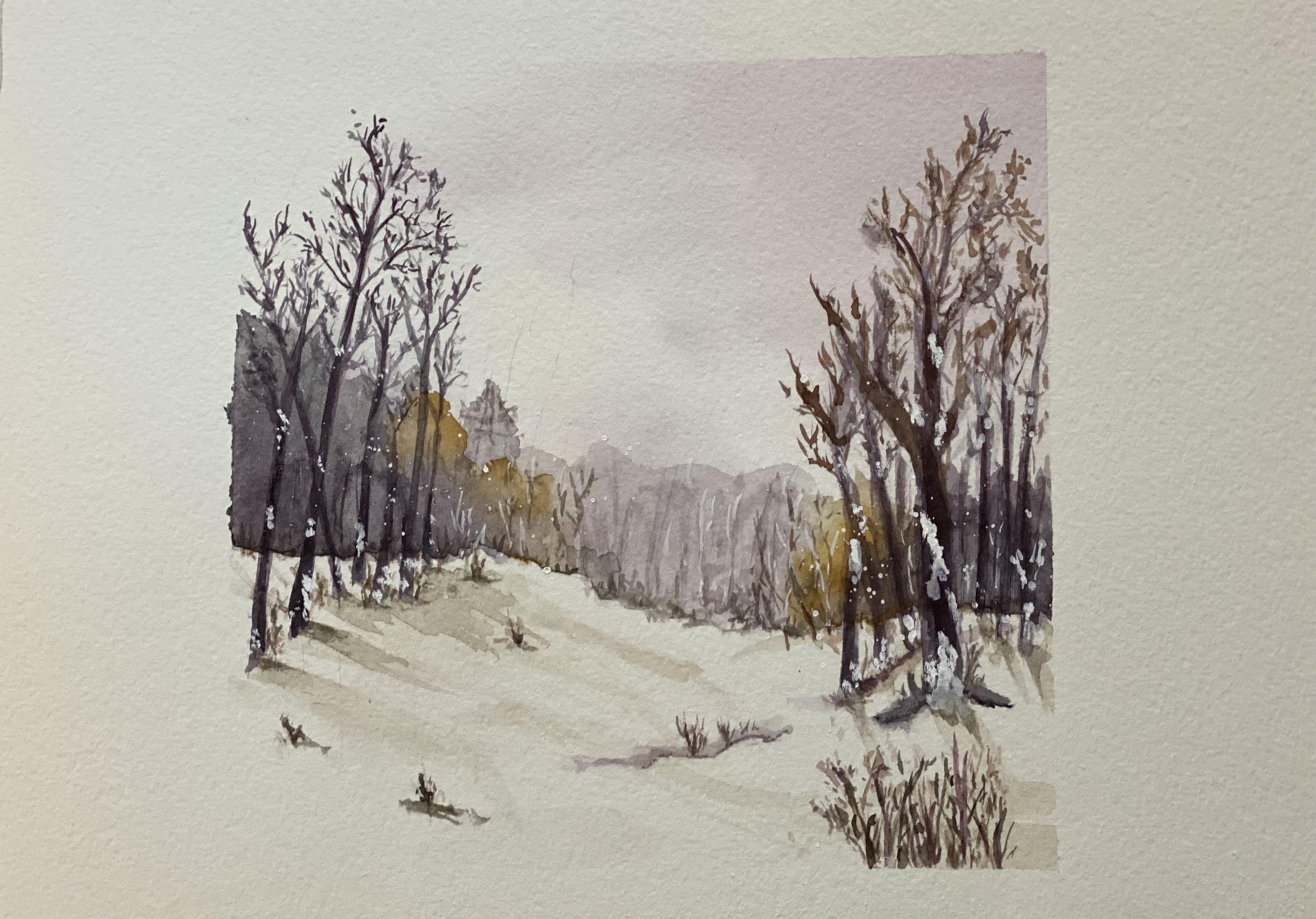 Snow Landscape - student project