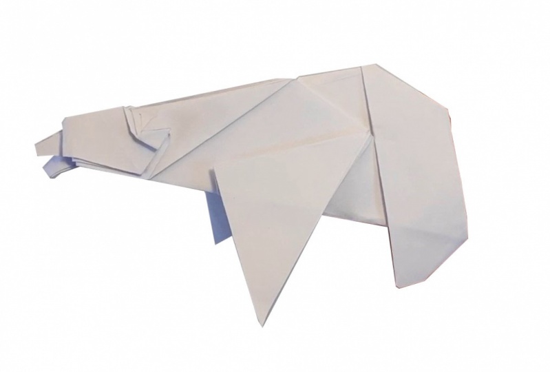 Origami Polar Bear