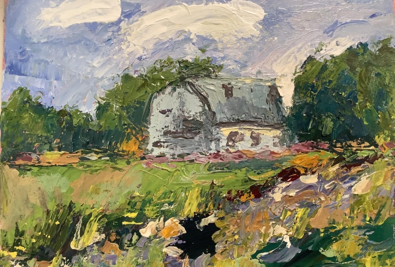 Weathered barn
