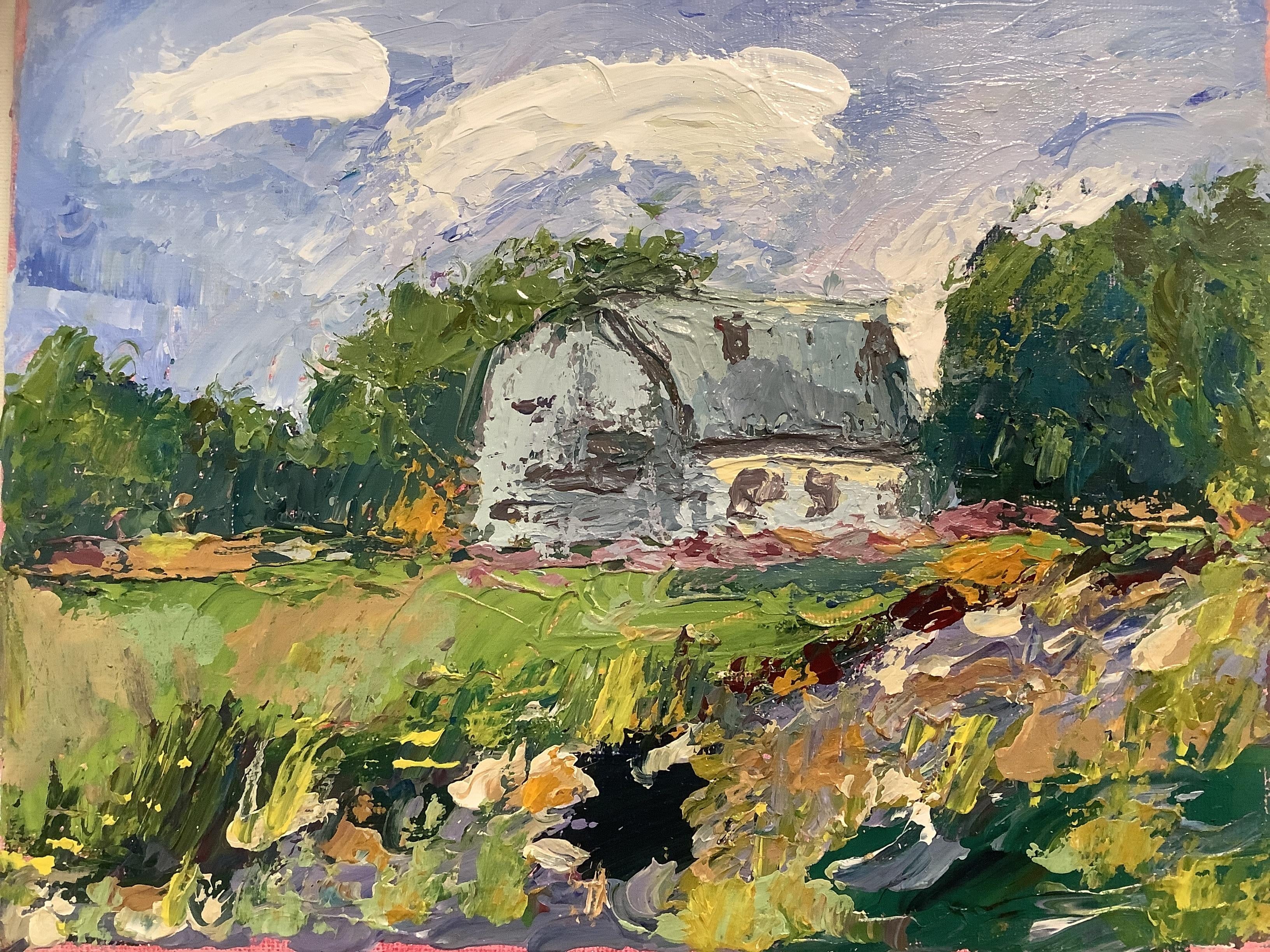 Weathered barn - student project