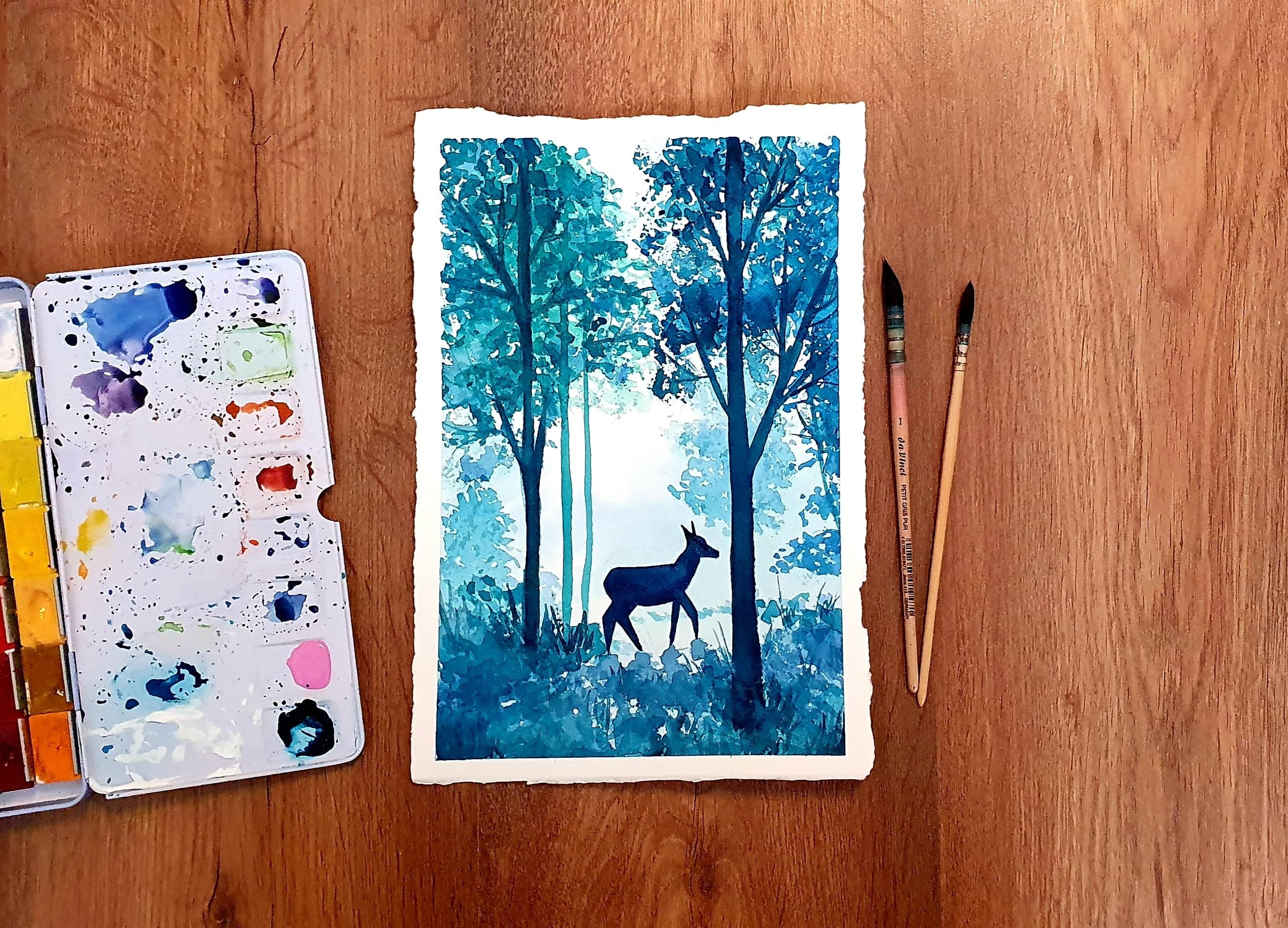 Forest and Deer - student project