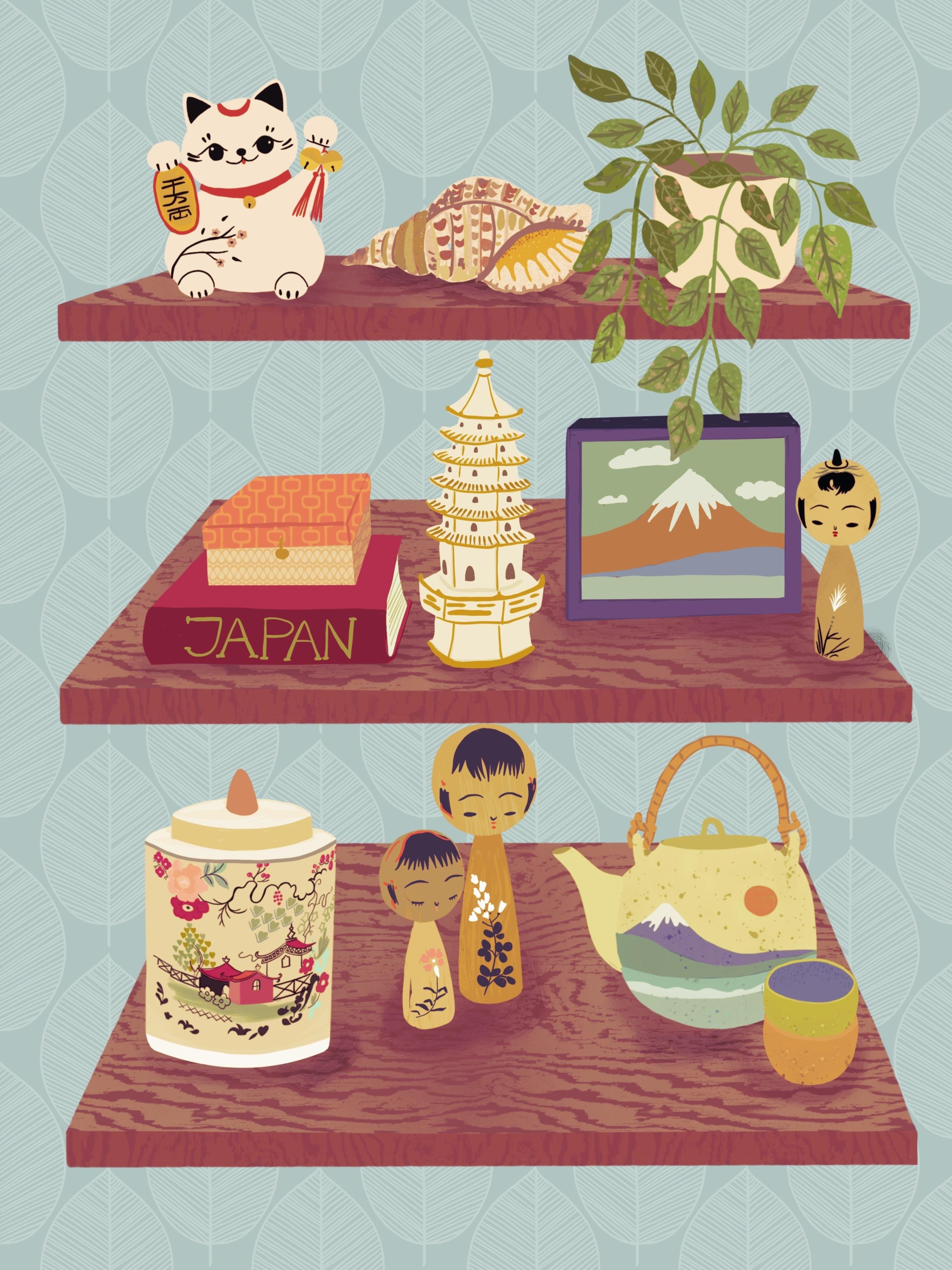 Japan Shelf - student project