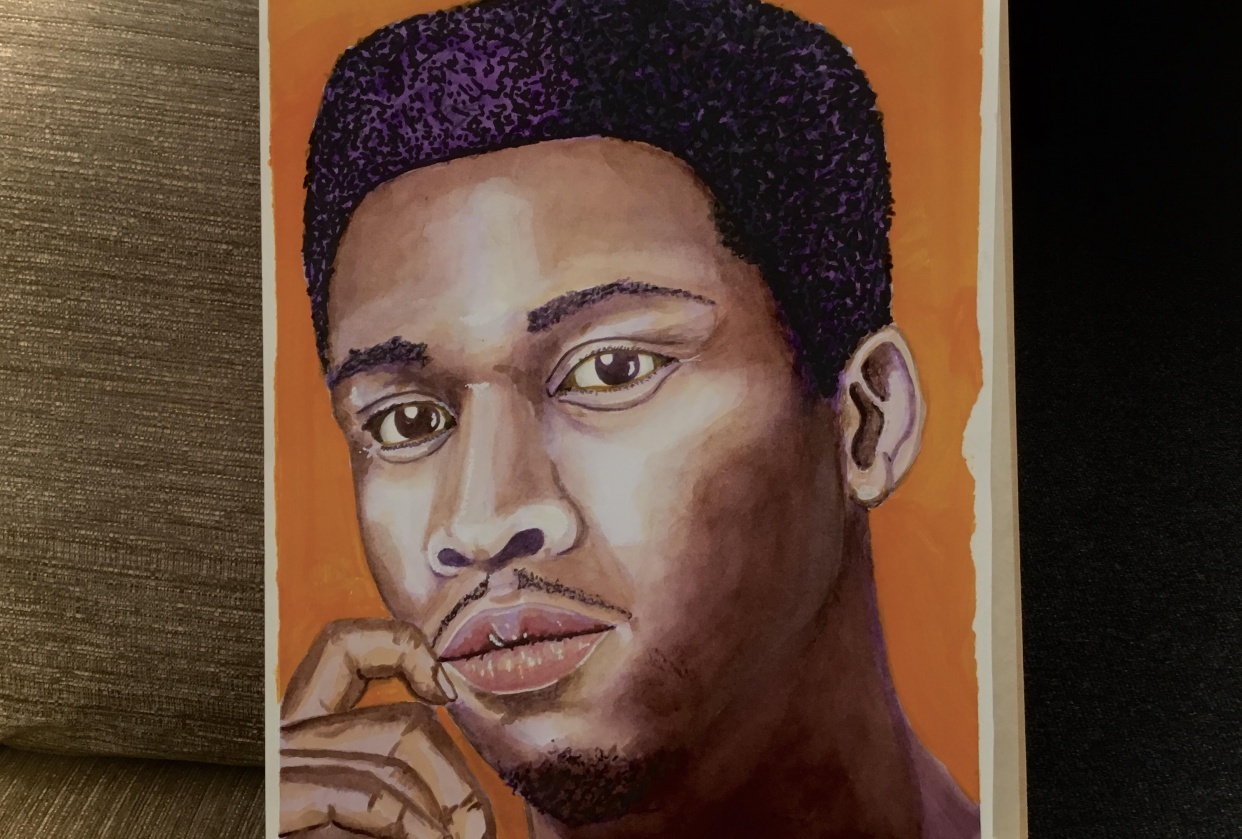 Dark portrait - student project