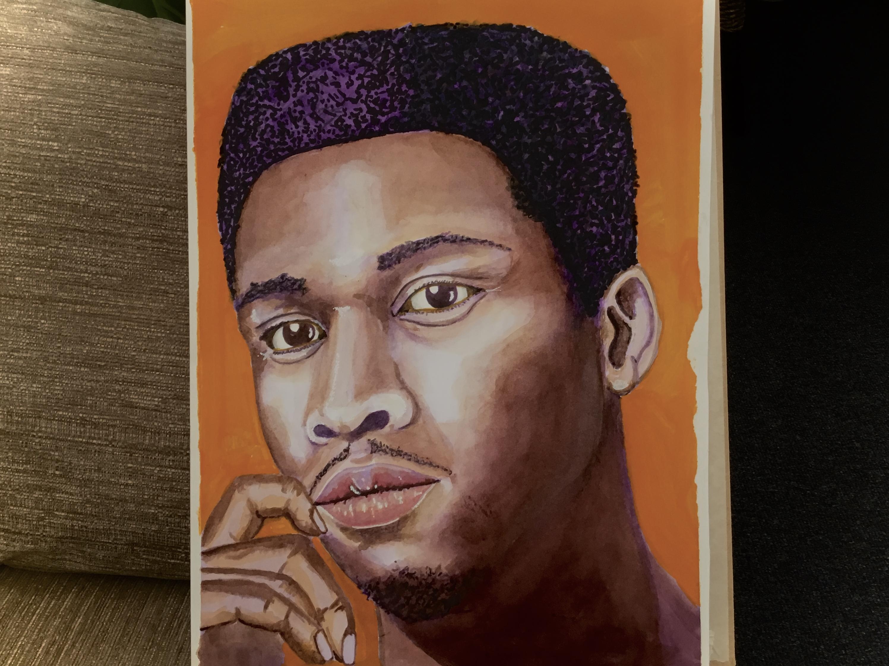 Dark portrait - student project
