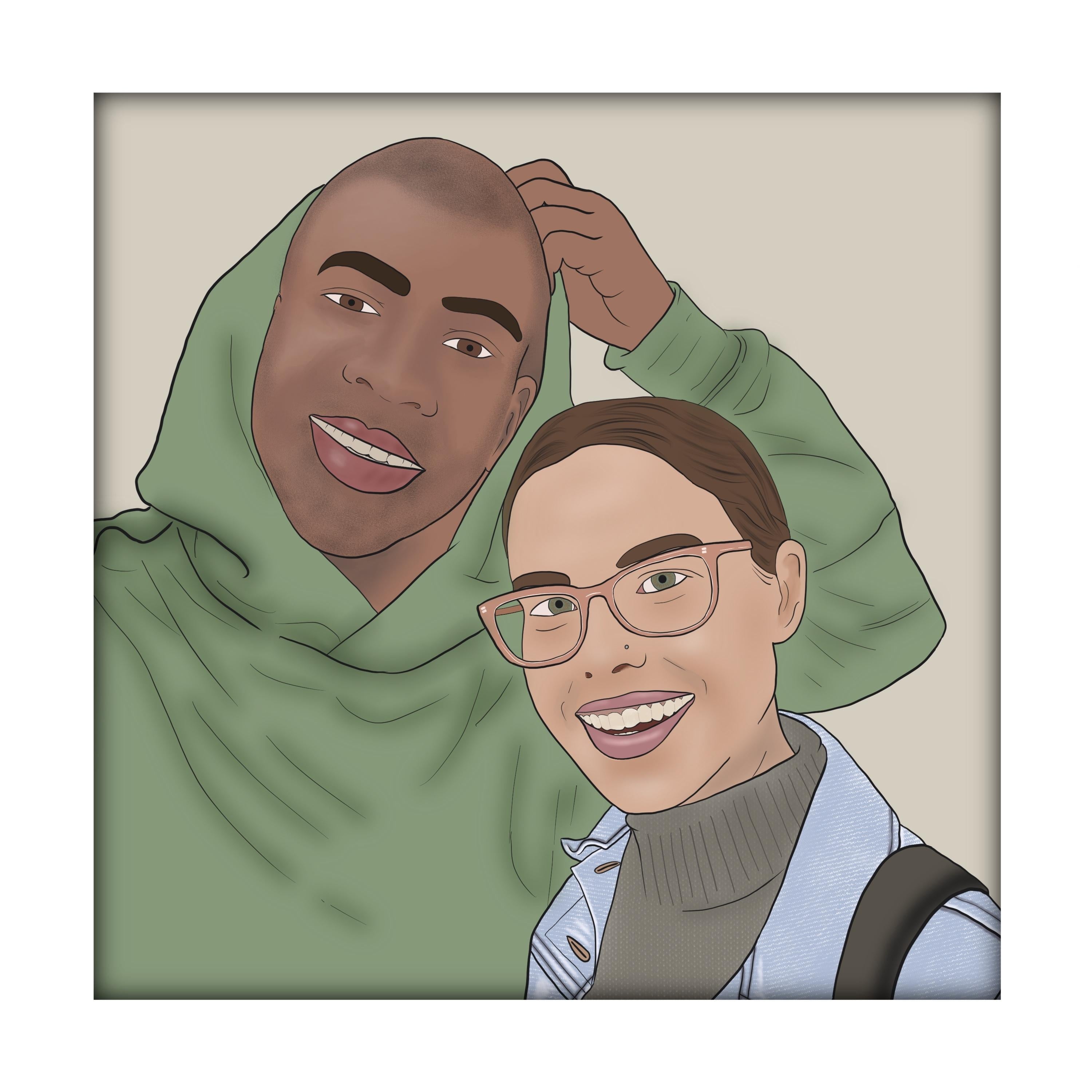First Portrait - student project
