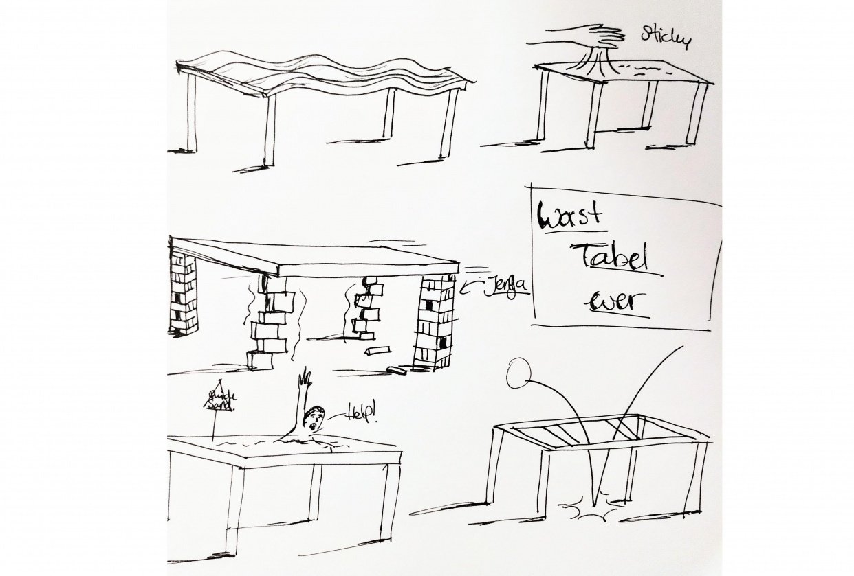 Worst table ever - student project