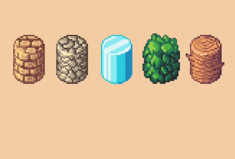 Forms with texture & lighting practice