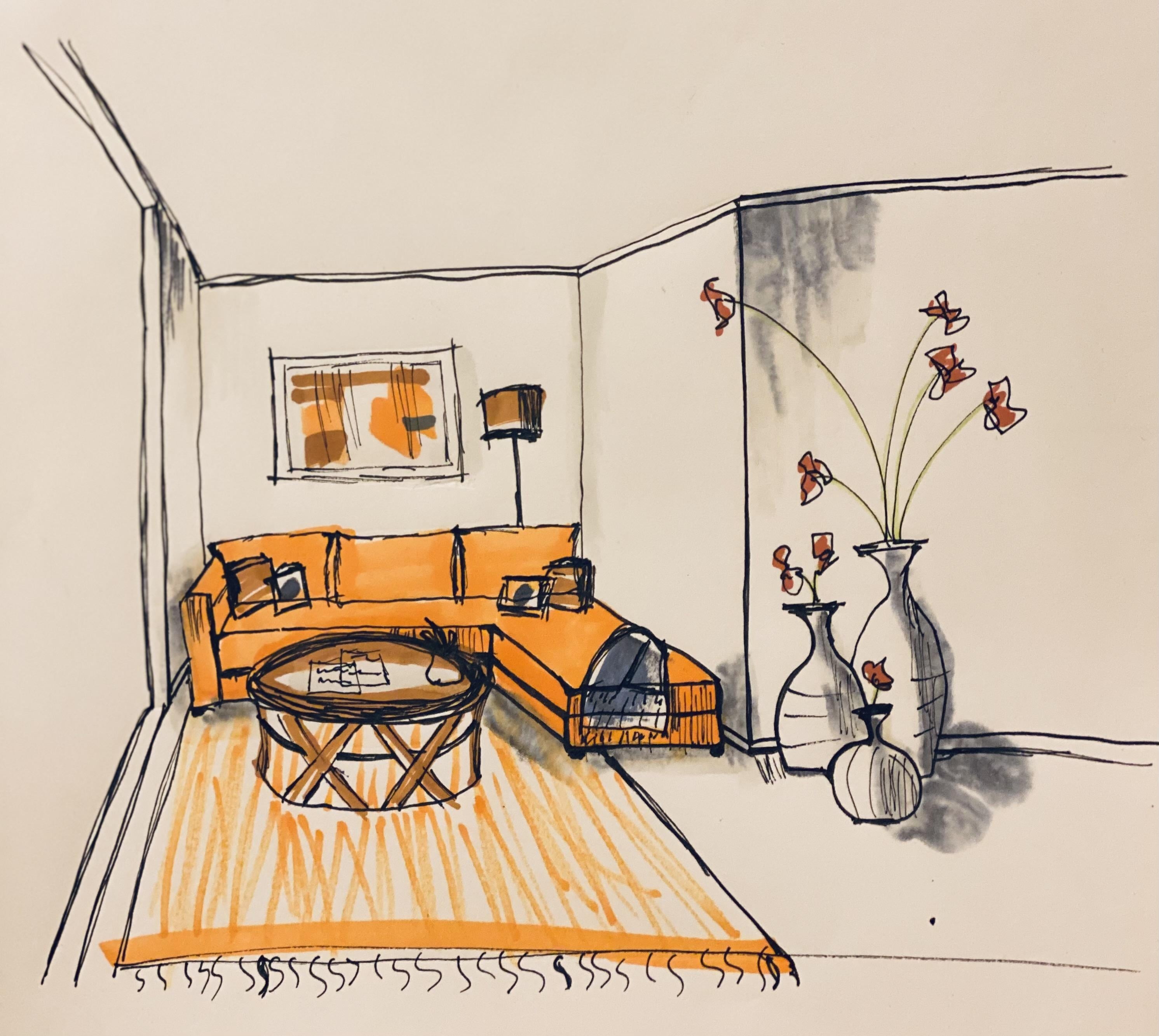 One-Point Perspective - student project