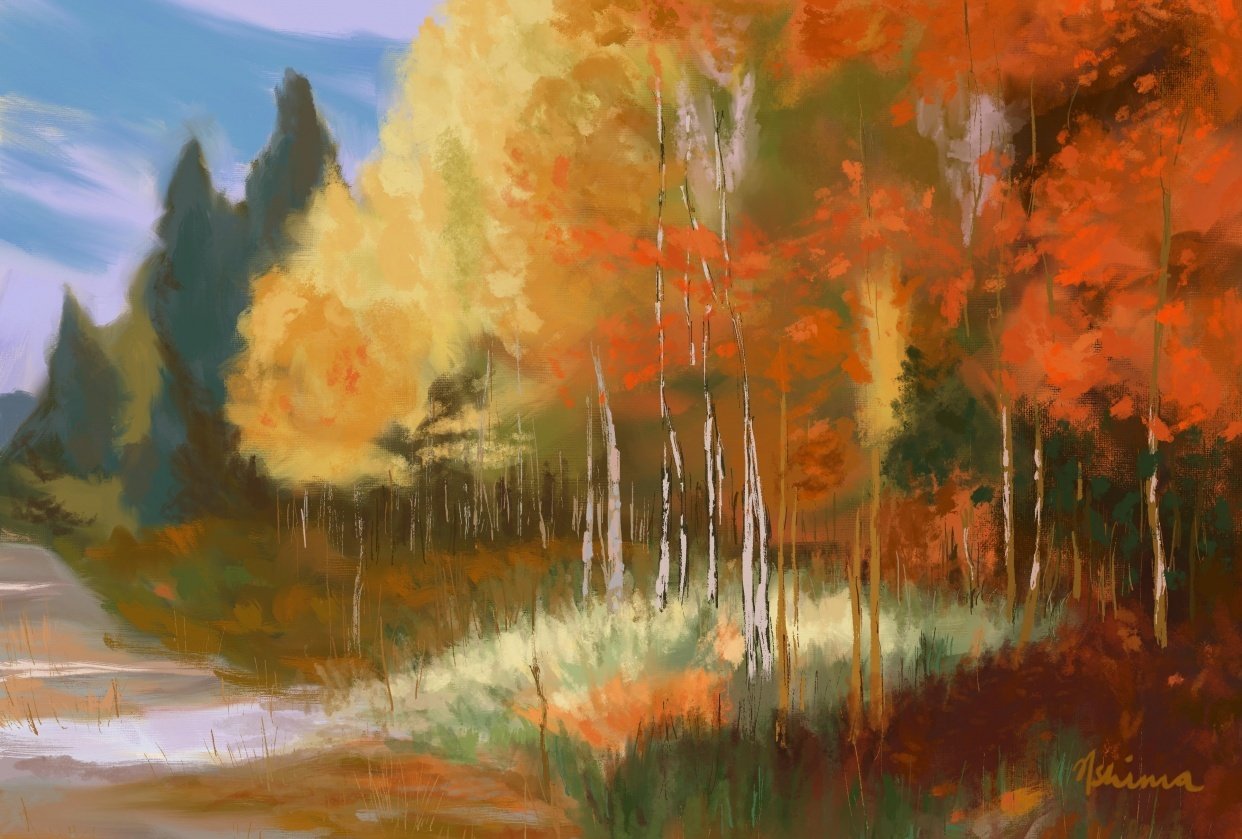 Colours of Autumn - student project