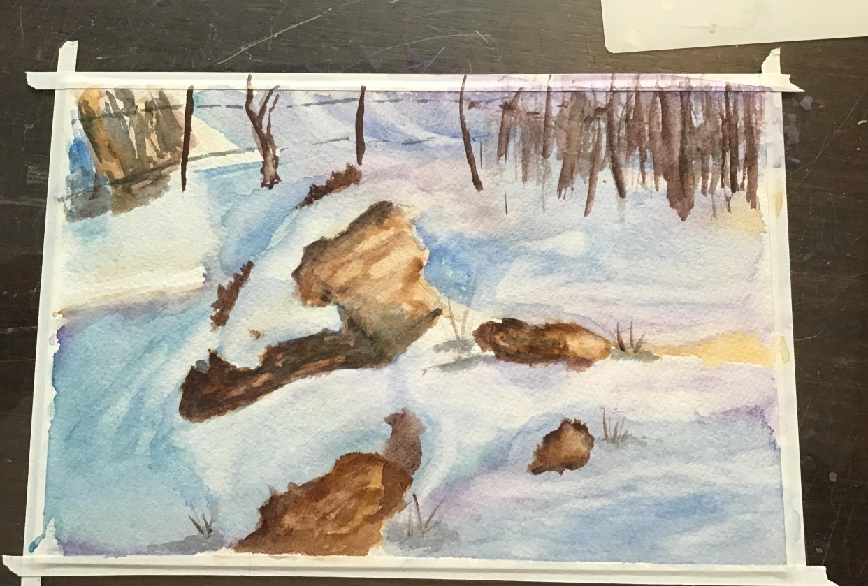 Depth of snow - student project