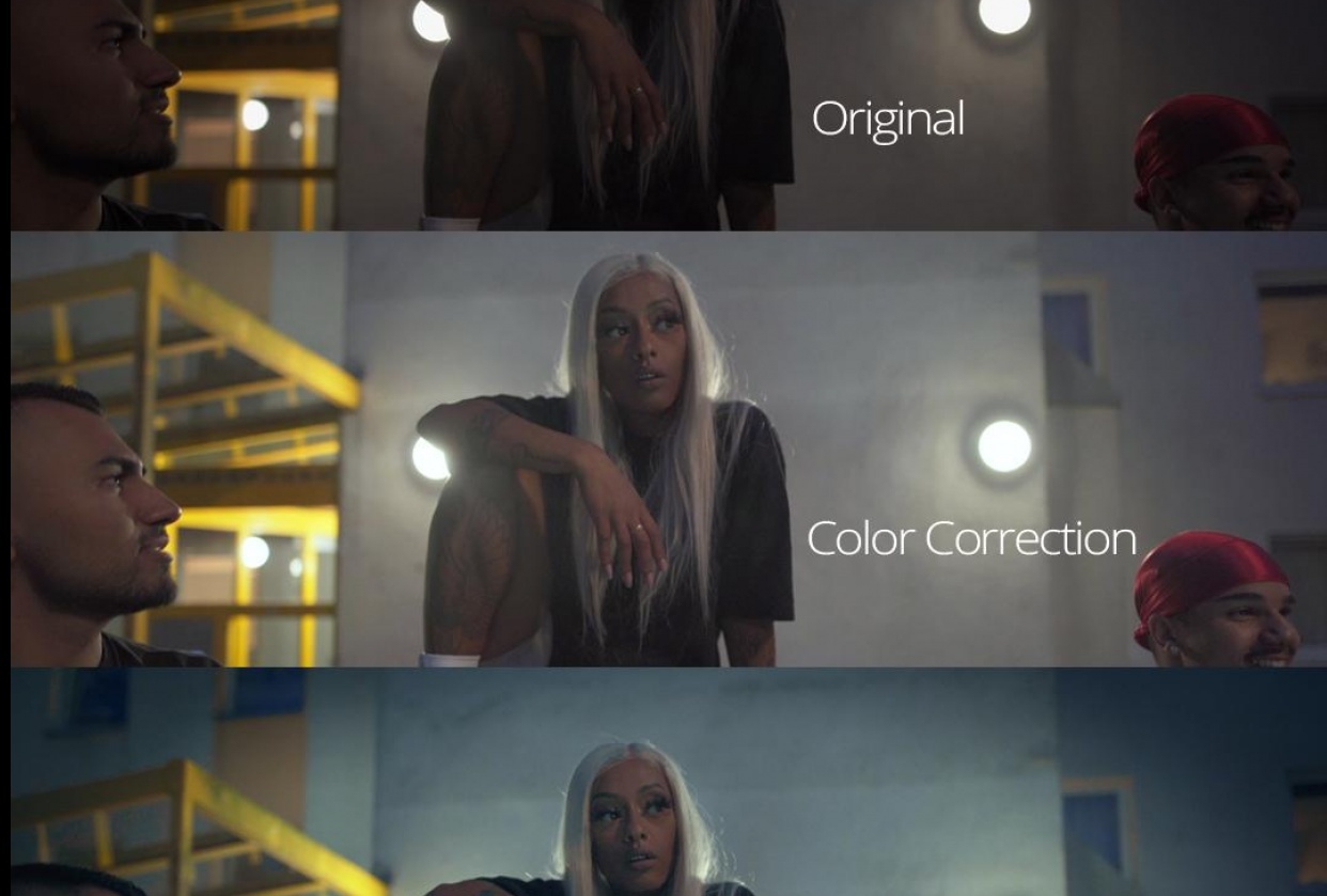 Grading Musicvideo - student project