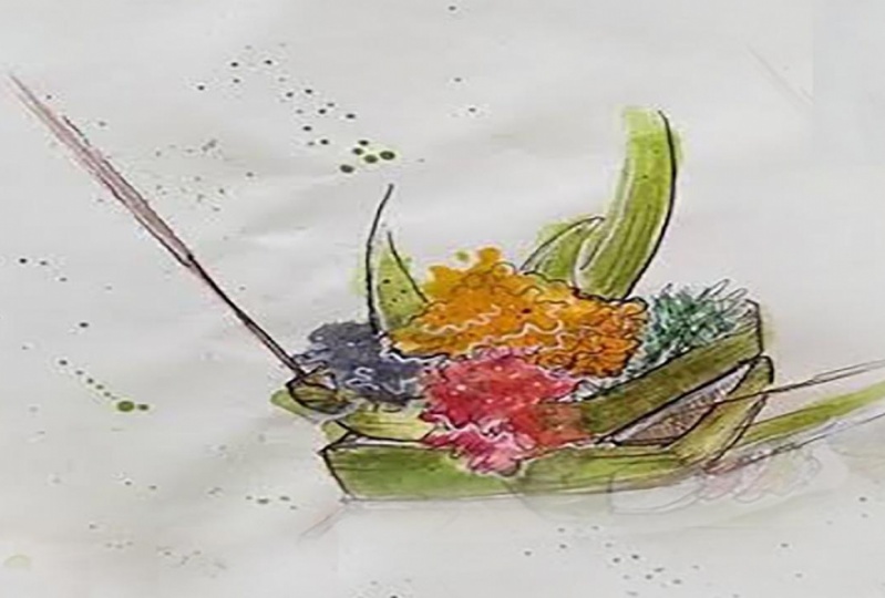 Balinese Prayer Basket