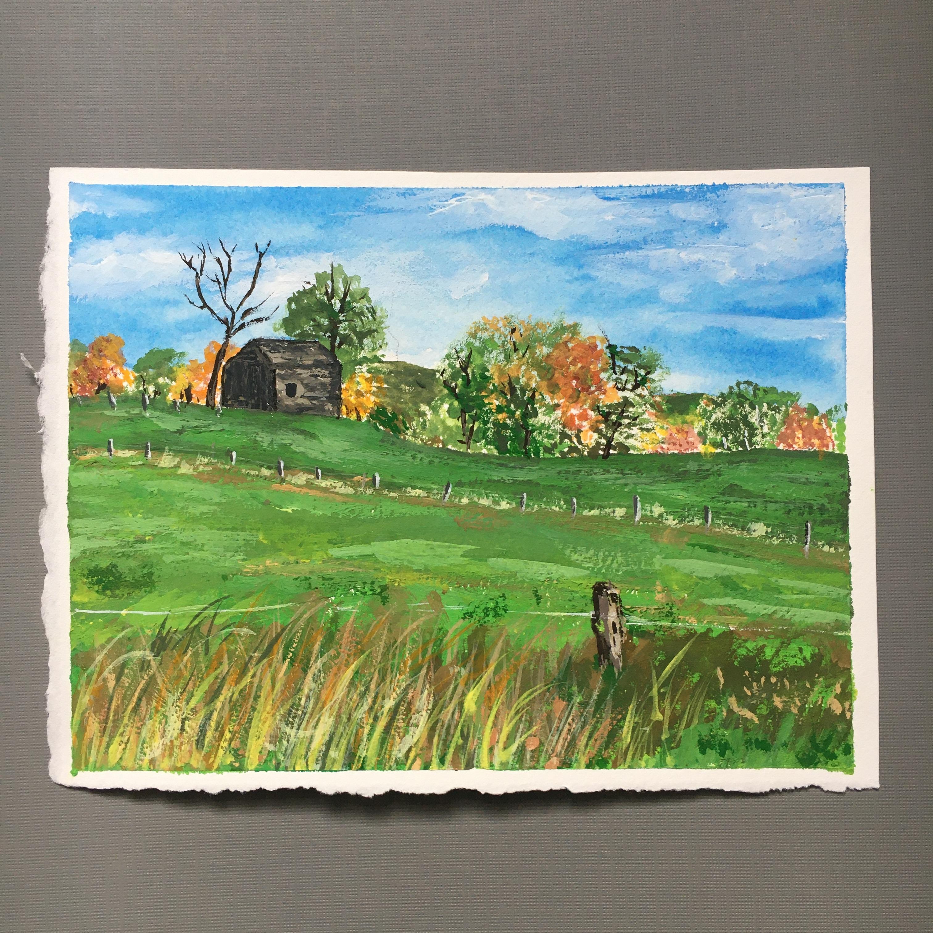 Gouache Landscape