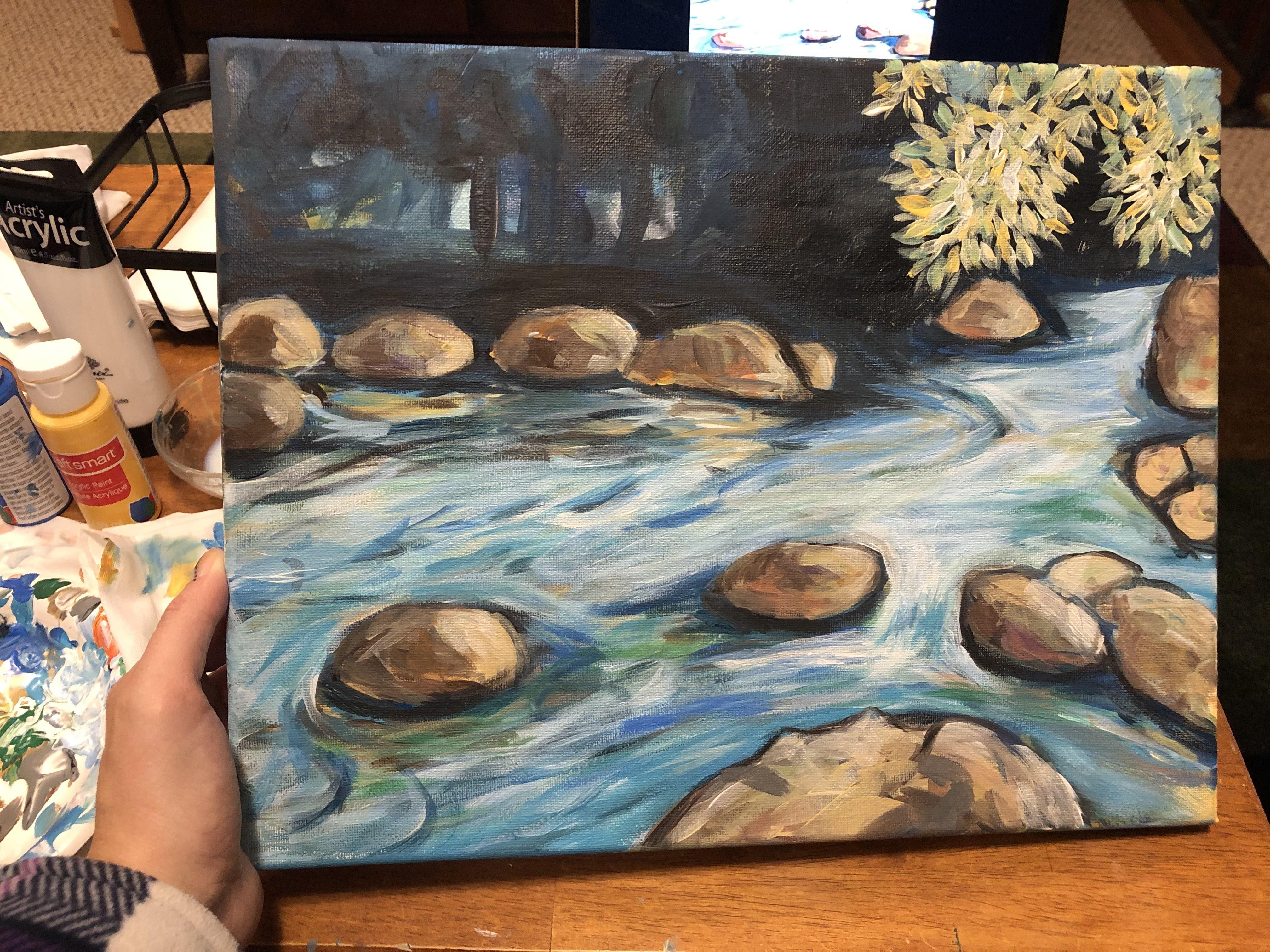 water painting - student project