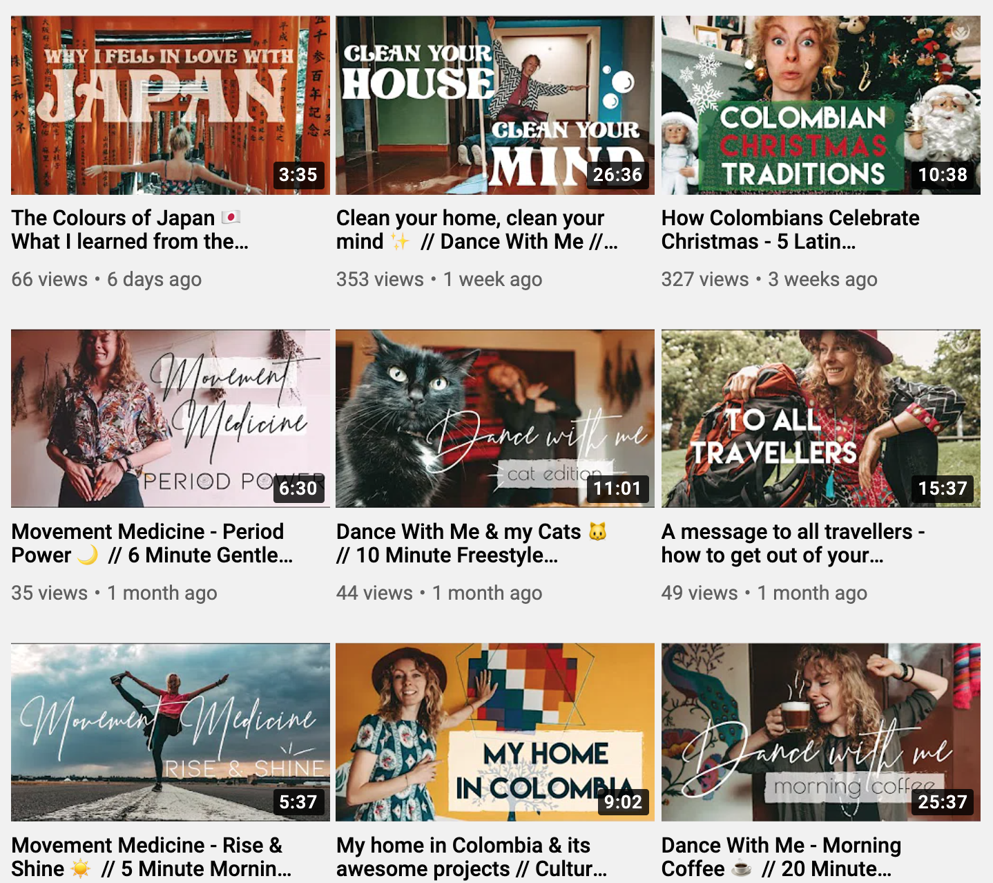 Support between new Youtubers - student project