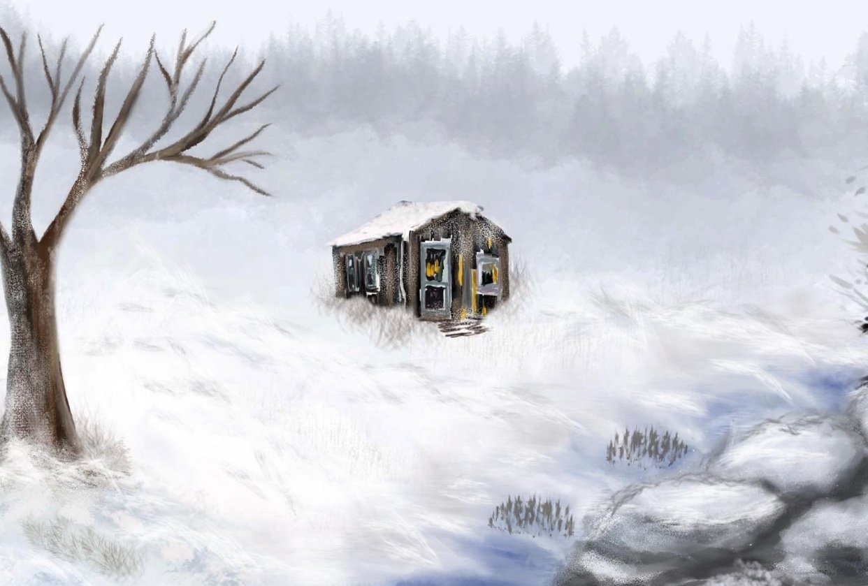 Snowy Forest - student project