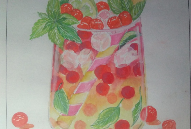Fizzy red currant
