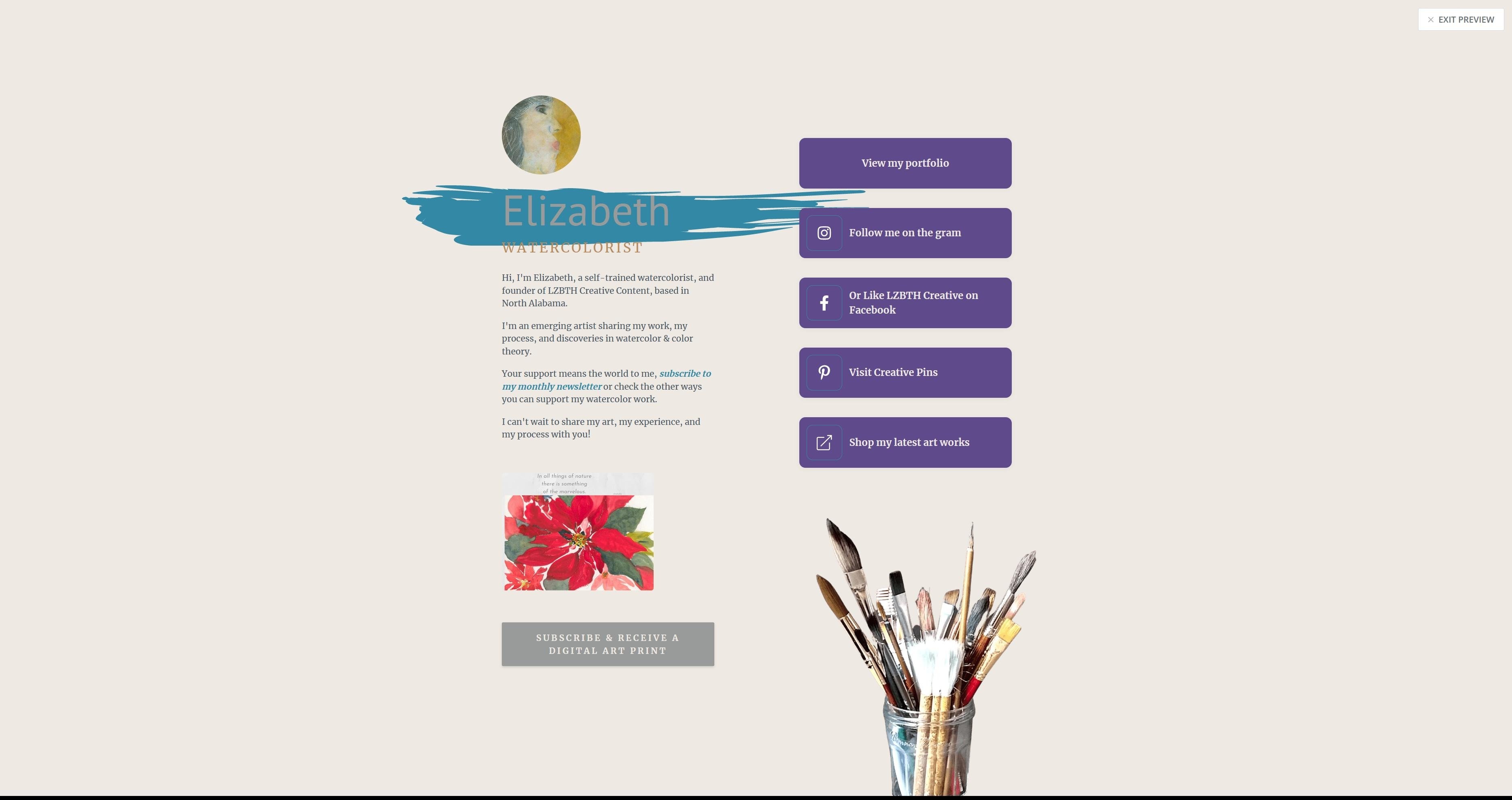 Landing Page - student project