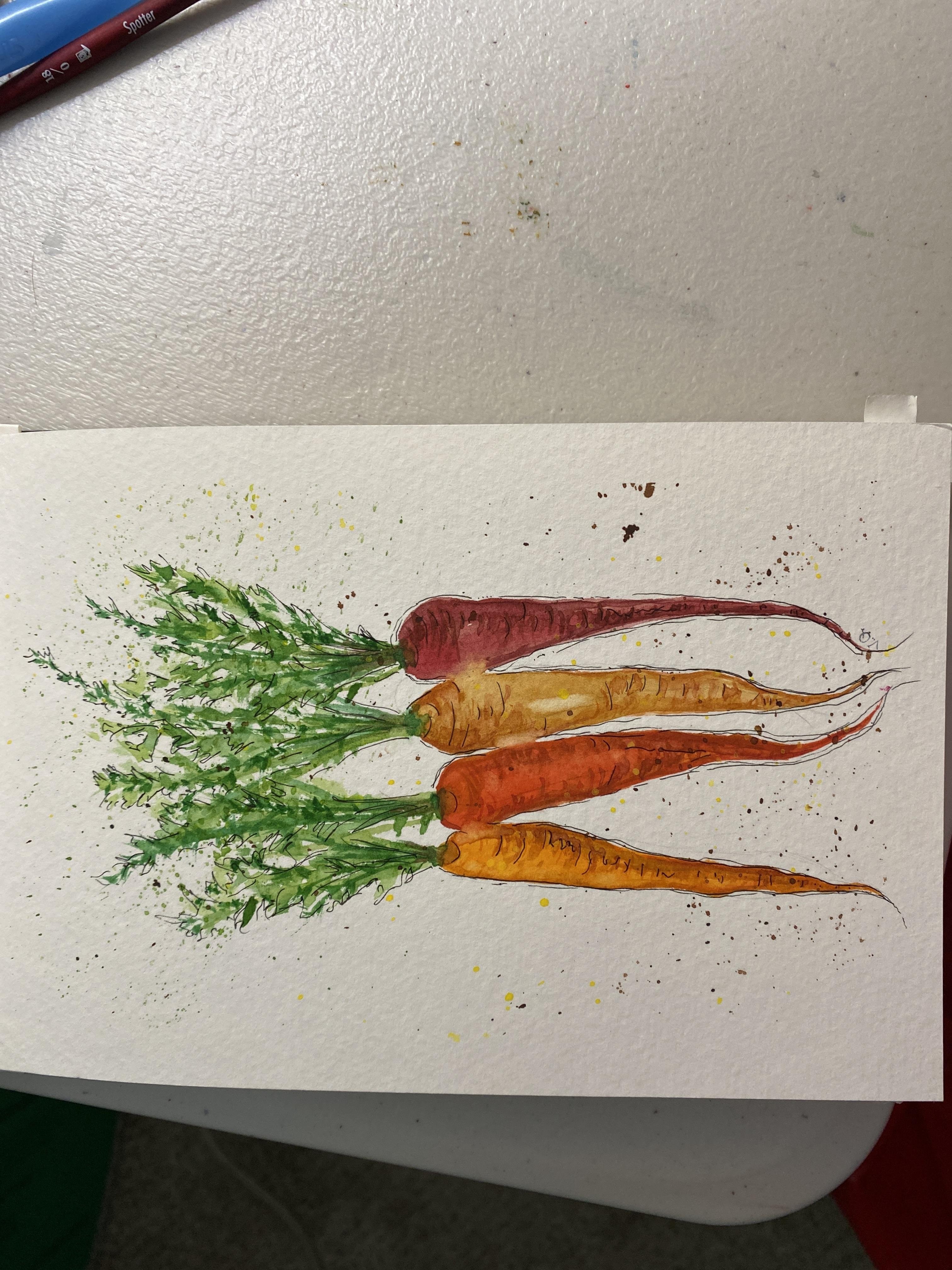 Carrots in color - student project