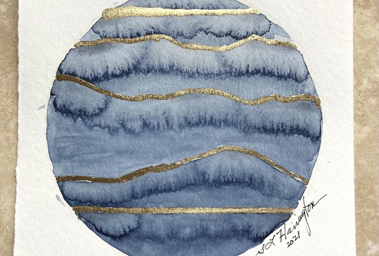 Gold Leaf Saves Paintings - student project