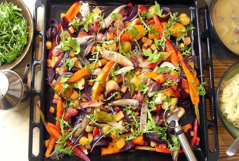 Vegan Retreat - Oven Roasted Roots and Vegetables